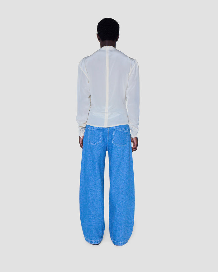 Anwar Silk Shirt Vanilla