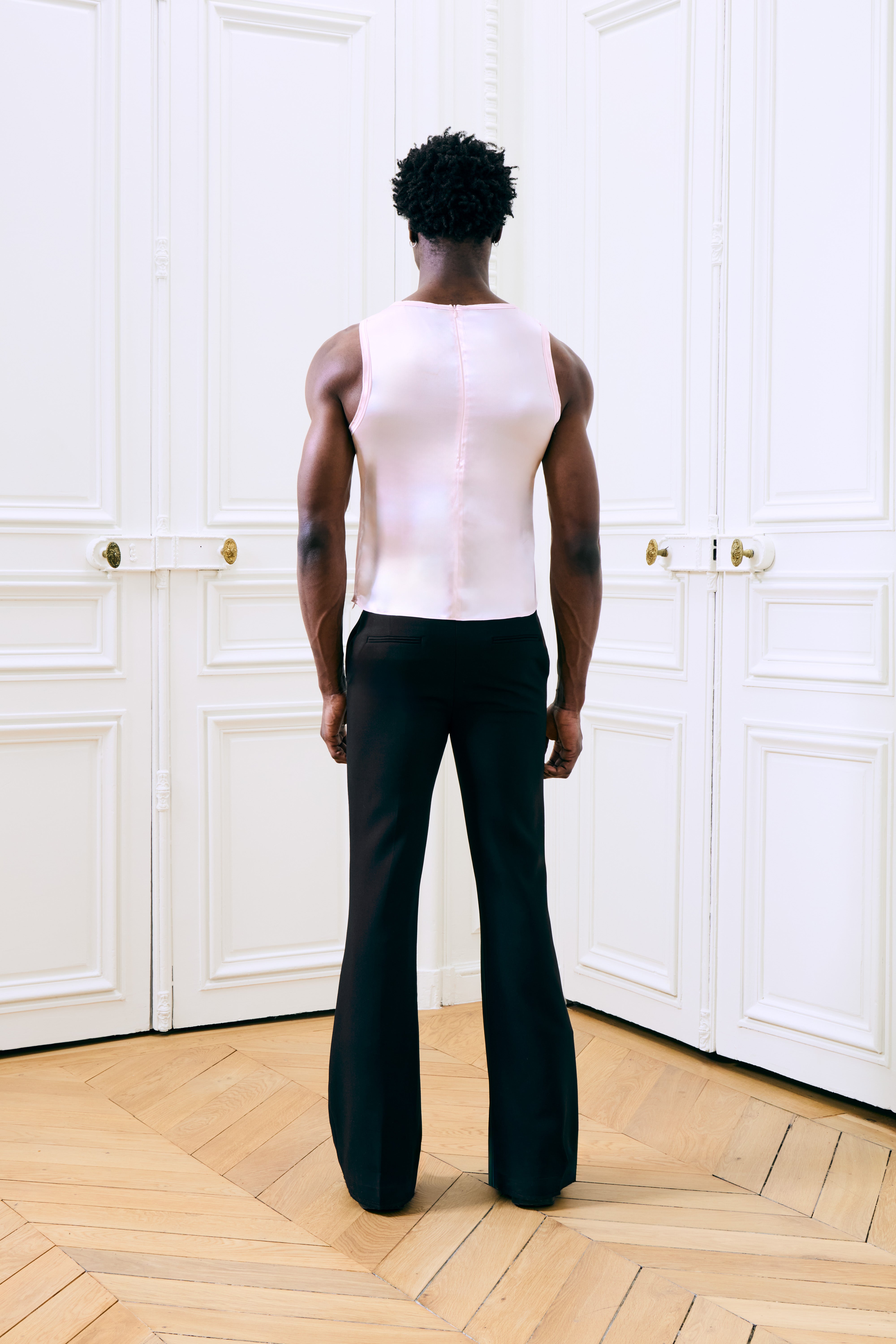 Andrea Top Soft Pink (Silk)