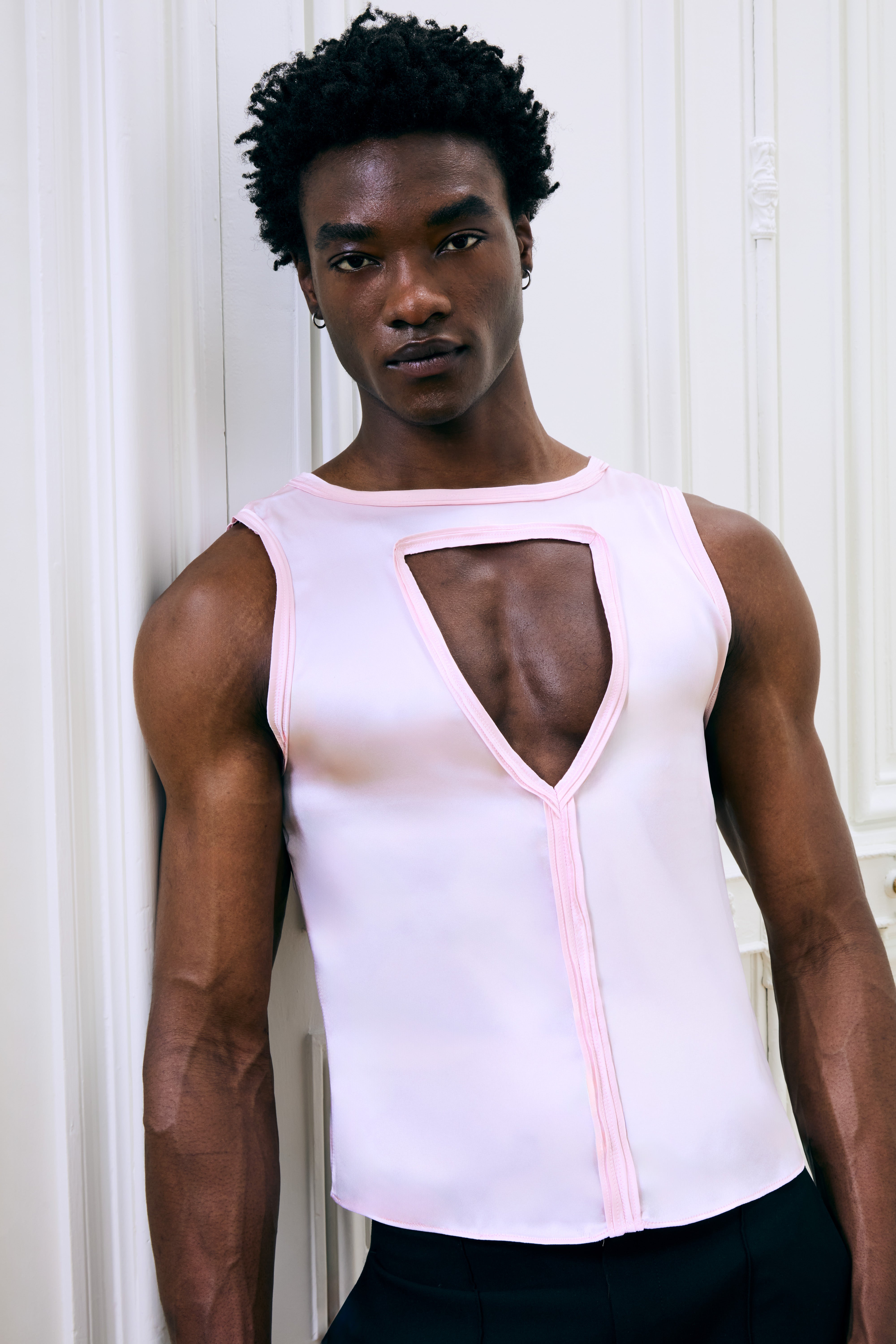 Andrea Top Soft Pink (Silk)