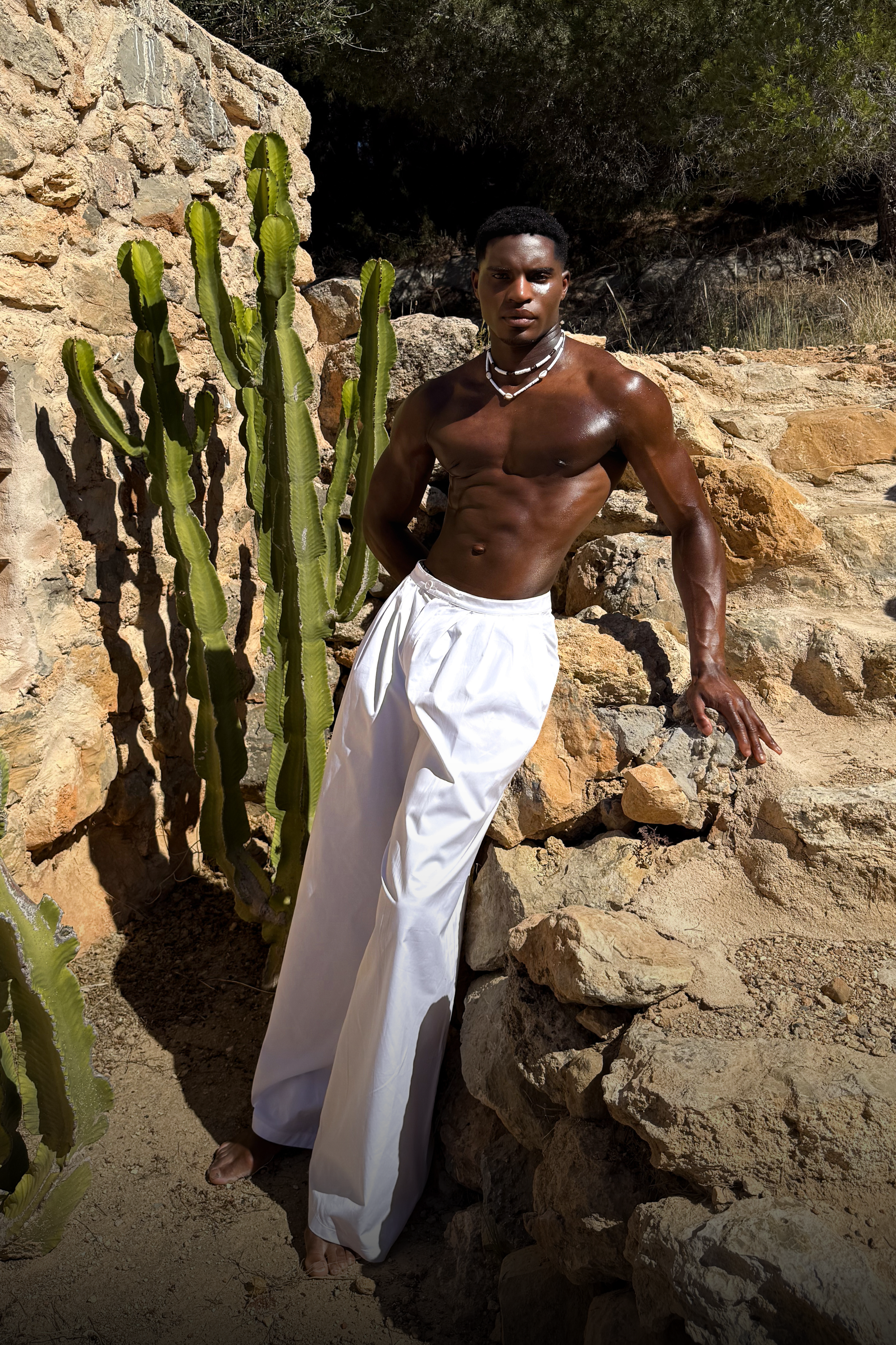 Syro Pants White