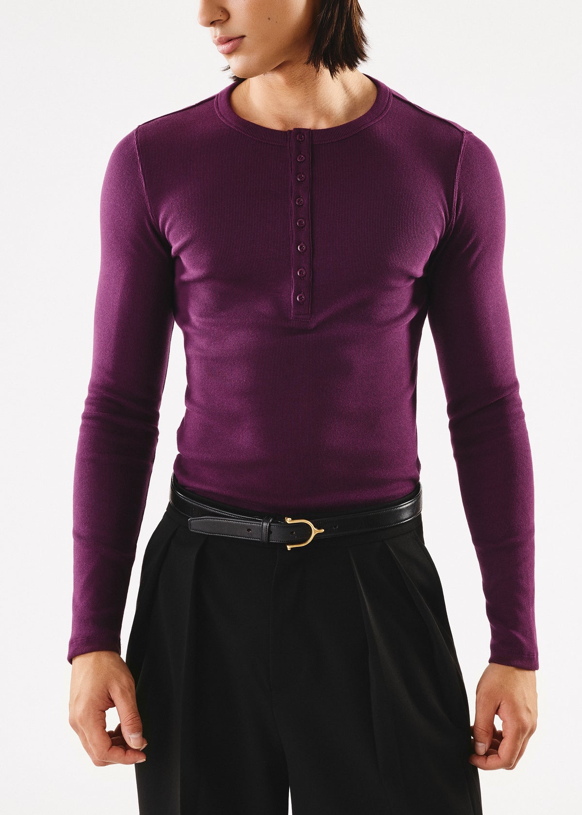 Oben Long Sleeve Plum