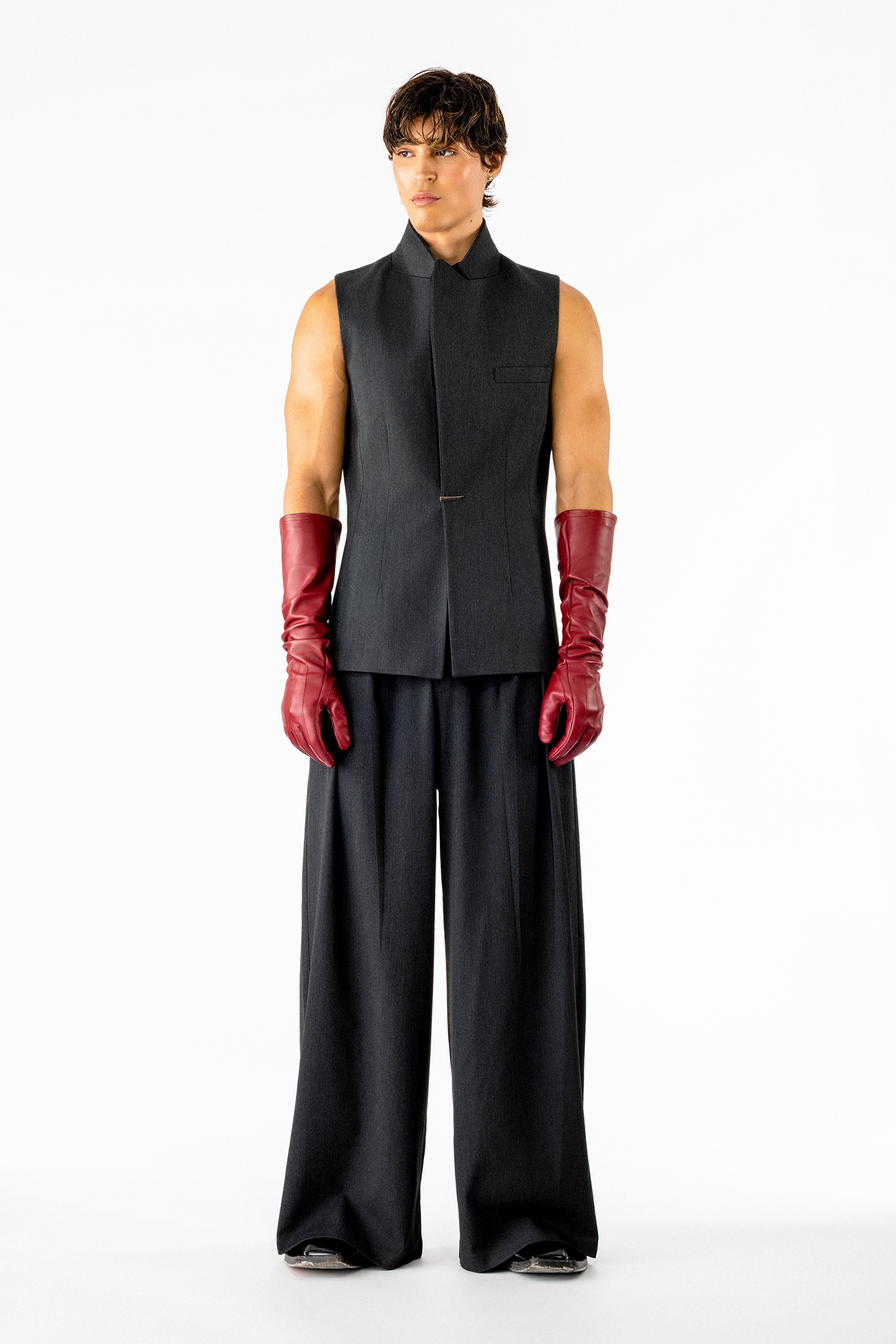 Antonin Leather Gloves Wine