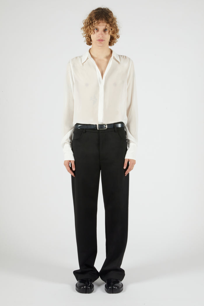 London Sheer Shirt White