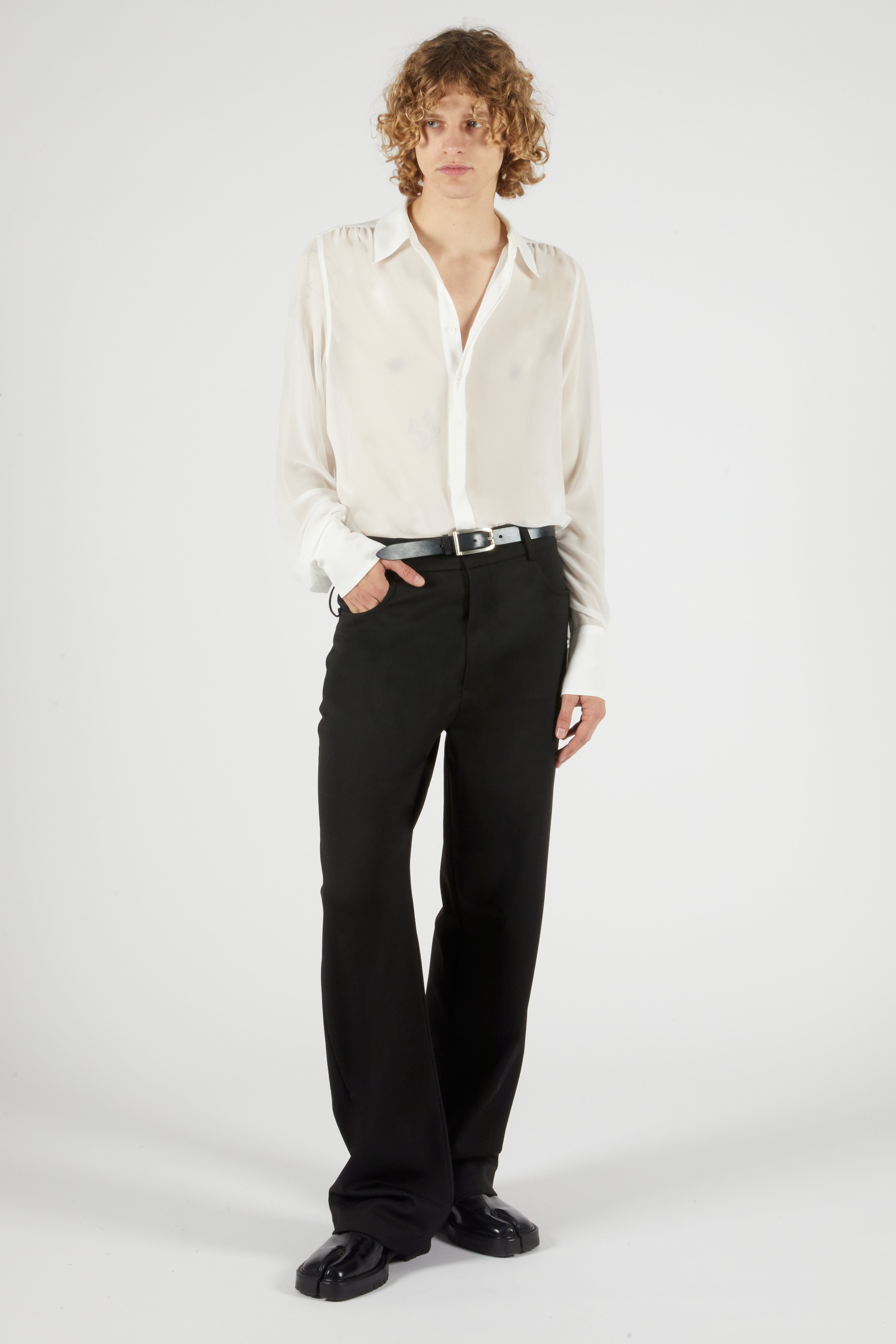 London Sheer Shirt White