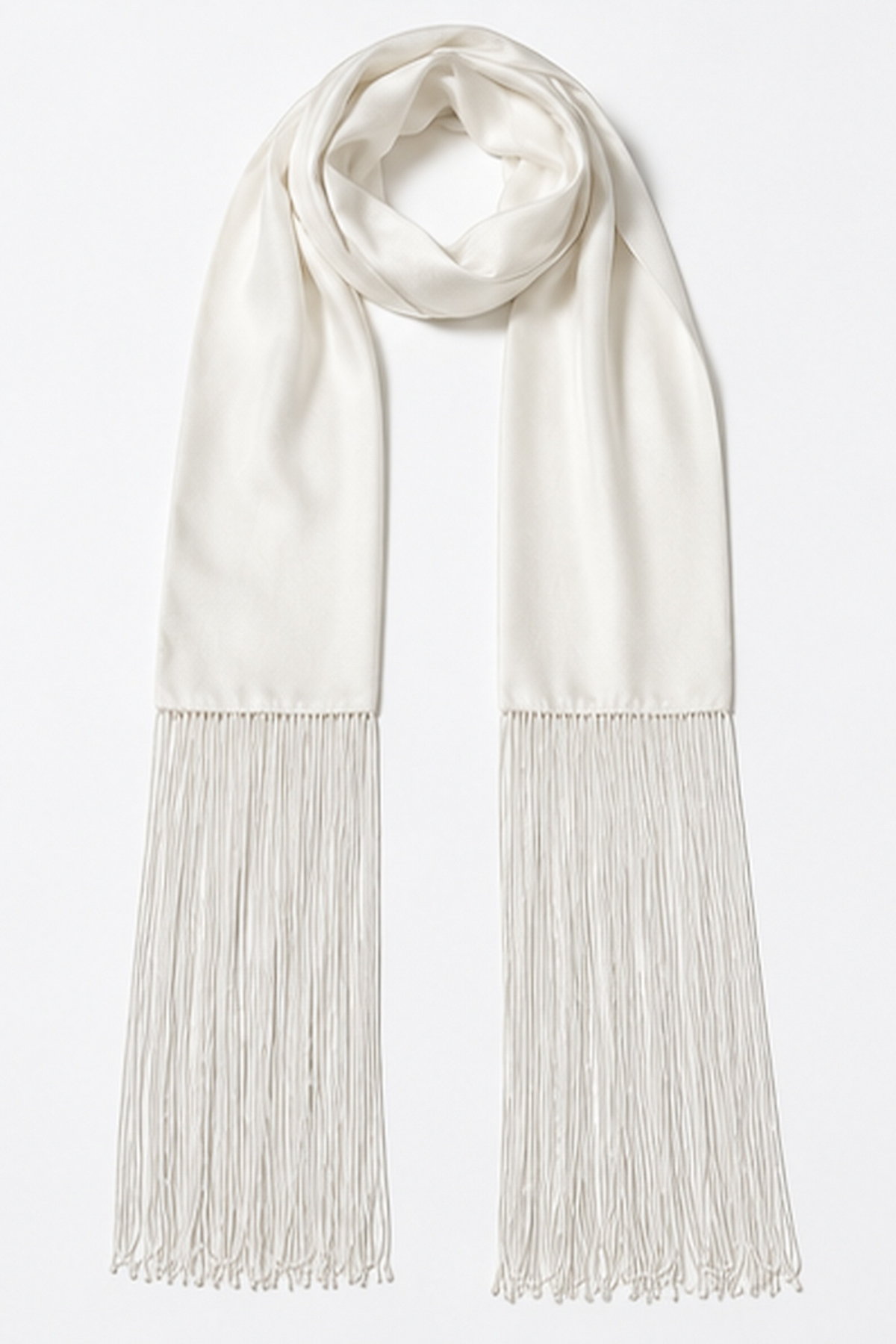 Rami Silk Scarf Ivory