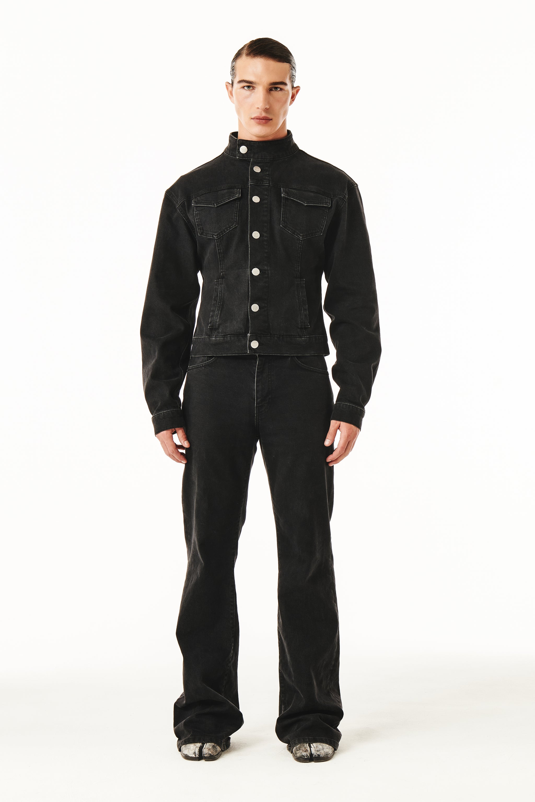 Orion Denim Jacket Washed Black