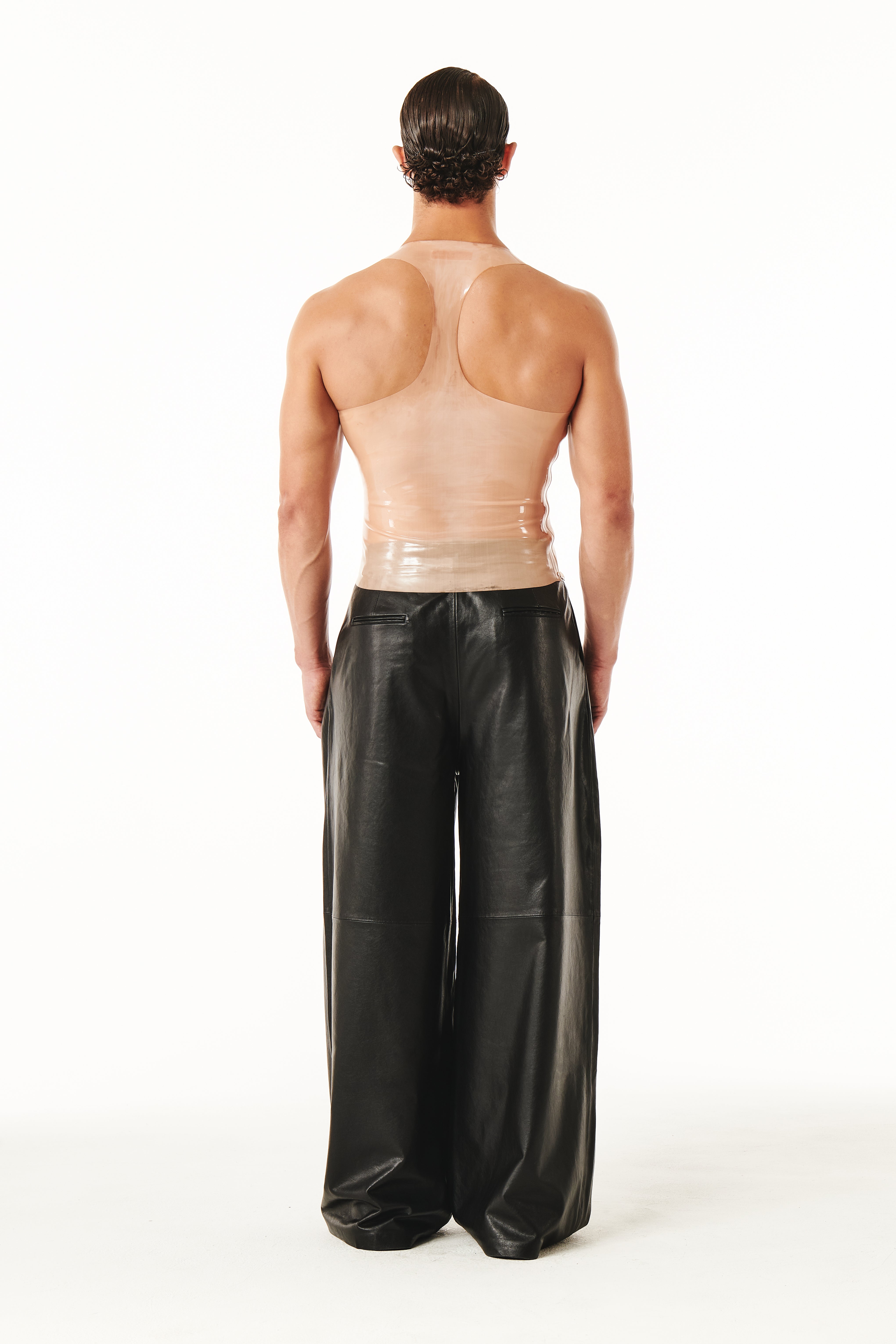 Carlise Latex Tank Nude