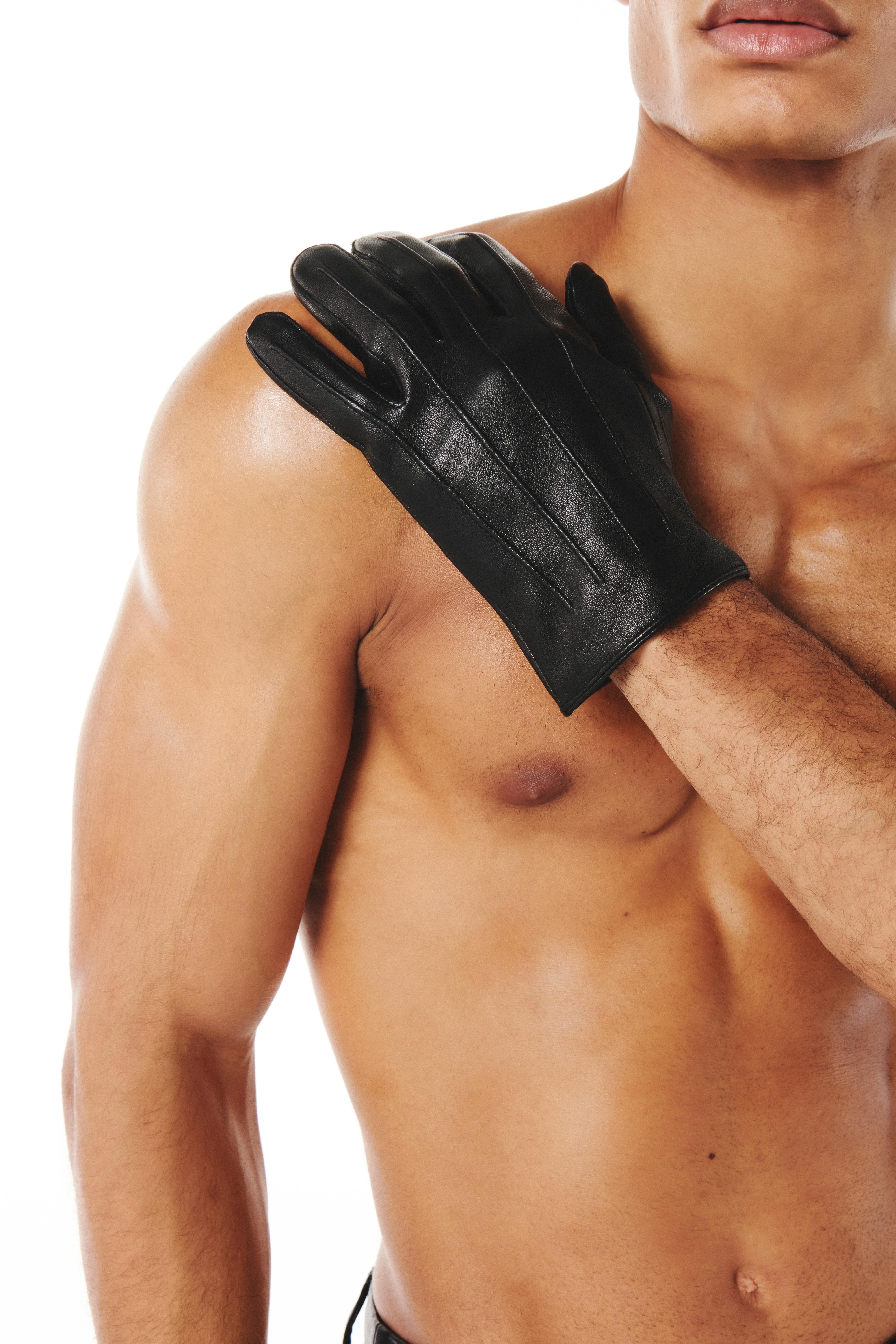 Gus Glove Black Leather