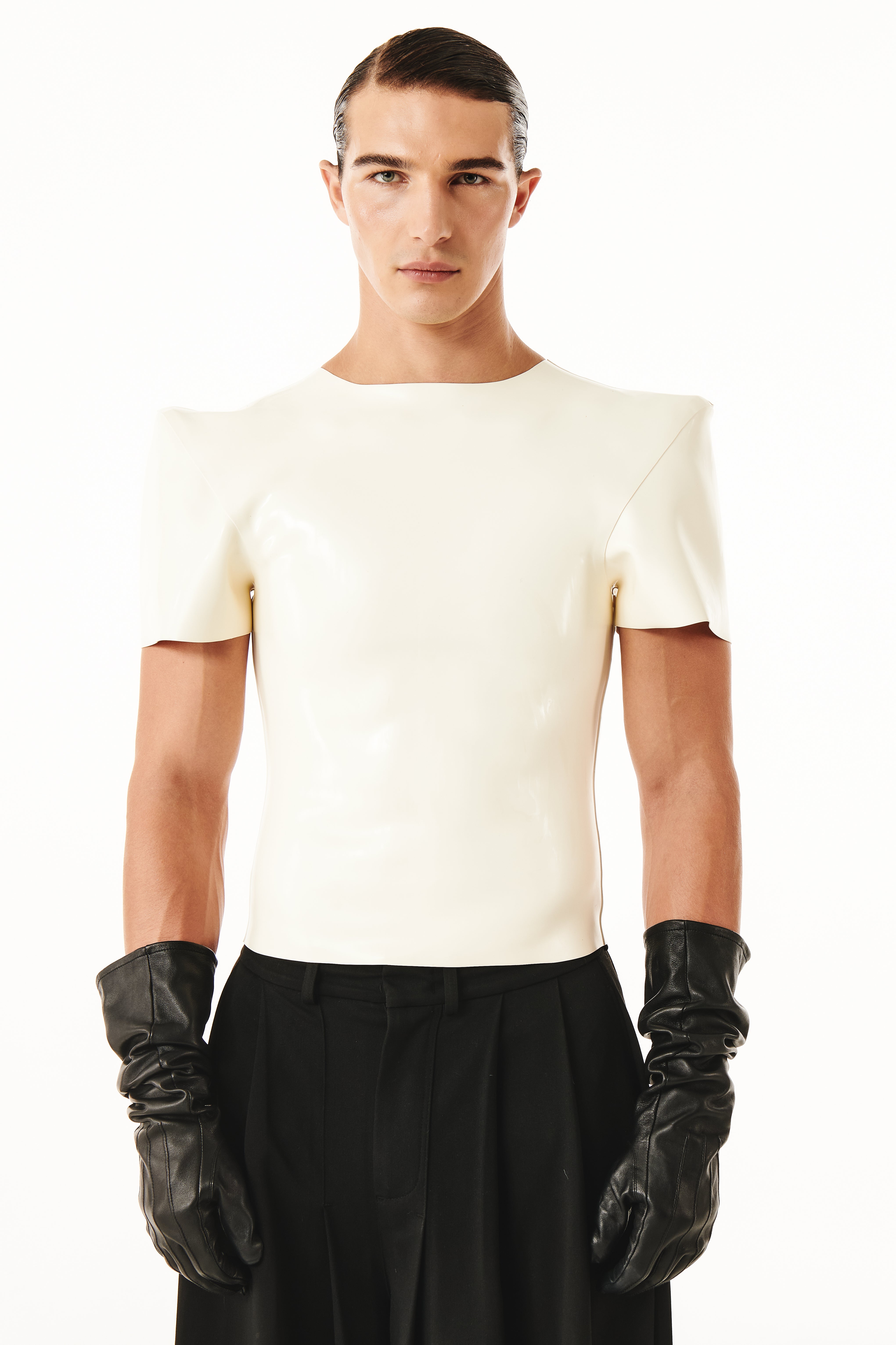Louis Latex Tee White