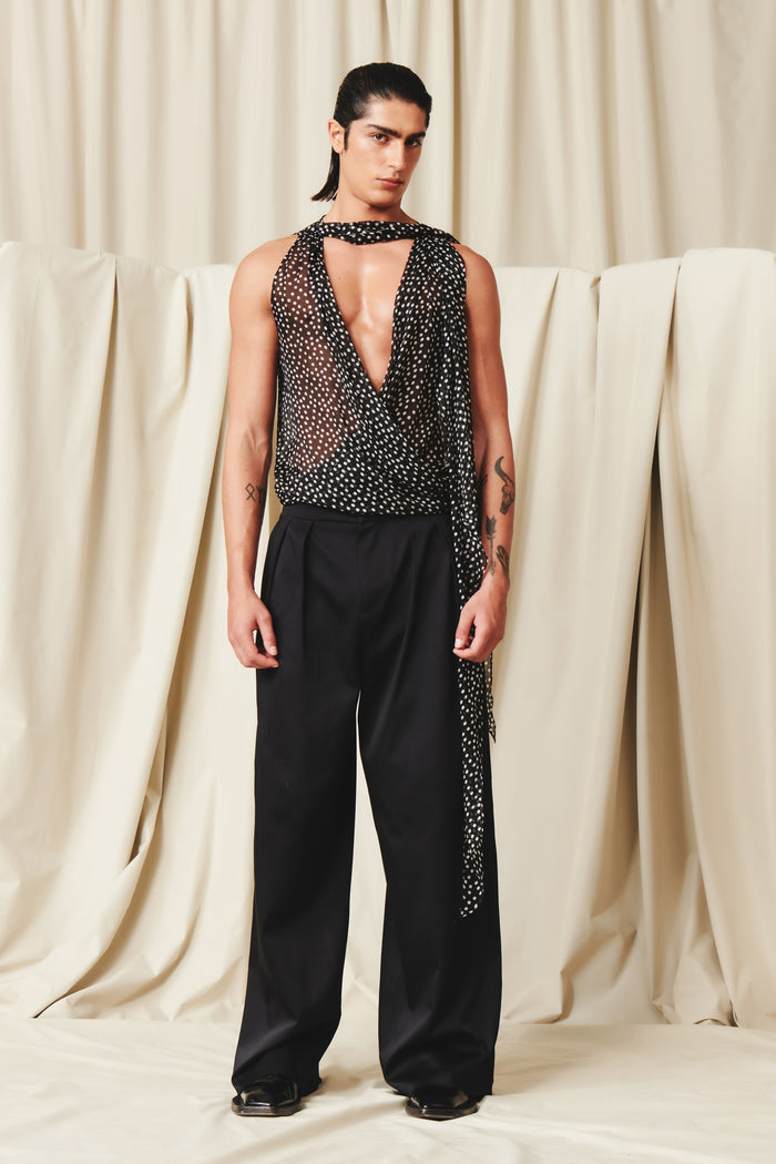 Florentine Spots Top SILK