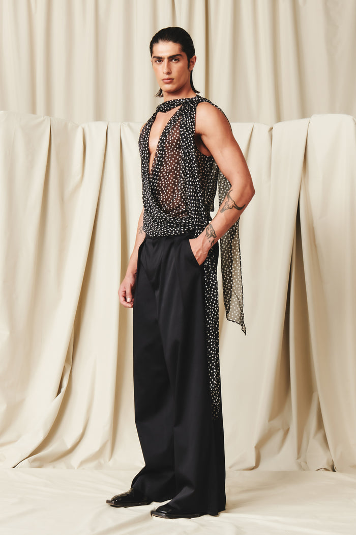 Florentine Spots Top SILK