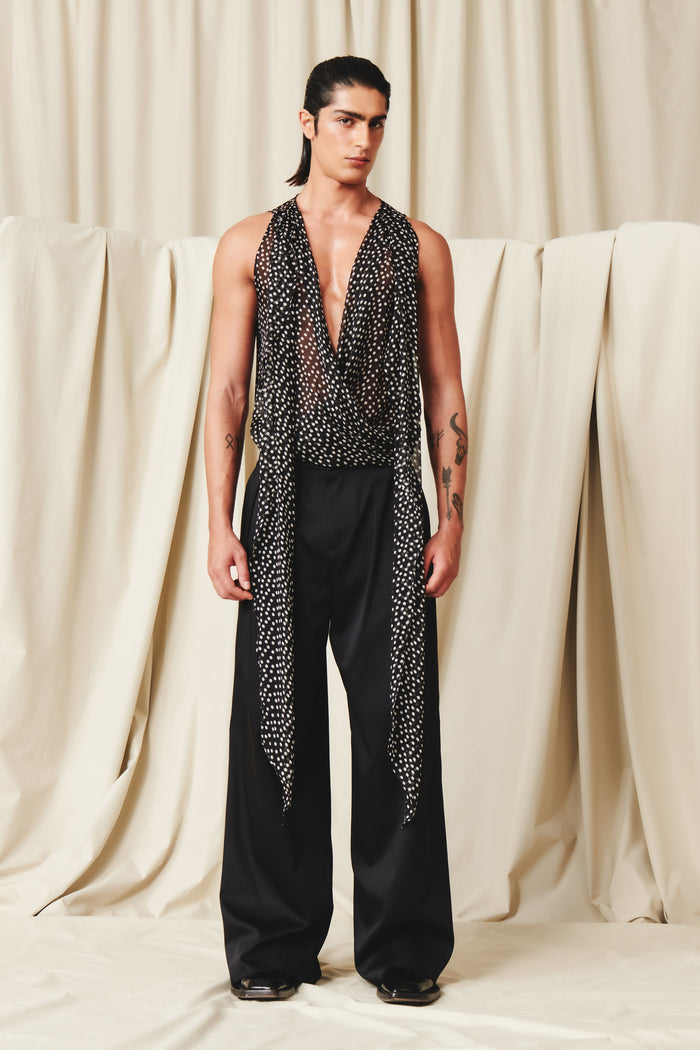 Florentine Spots Top SILK