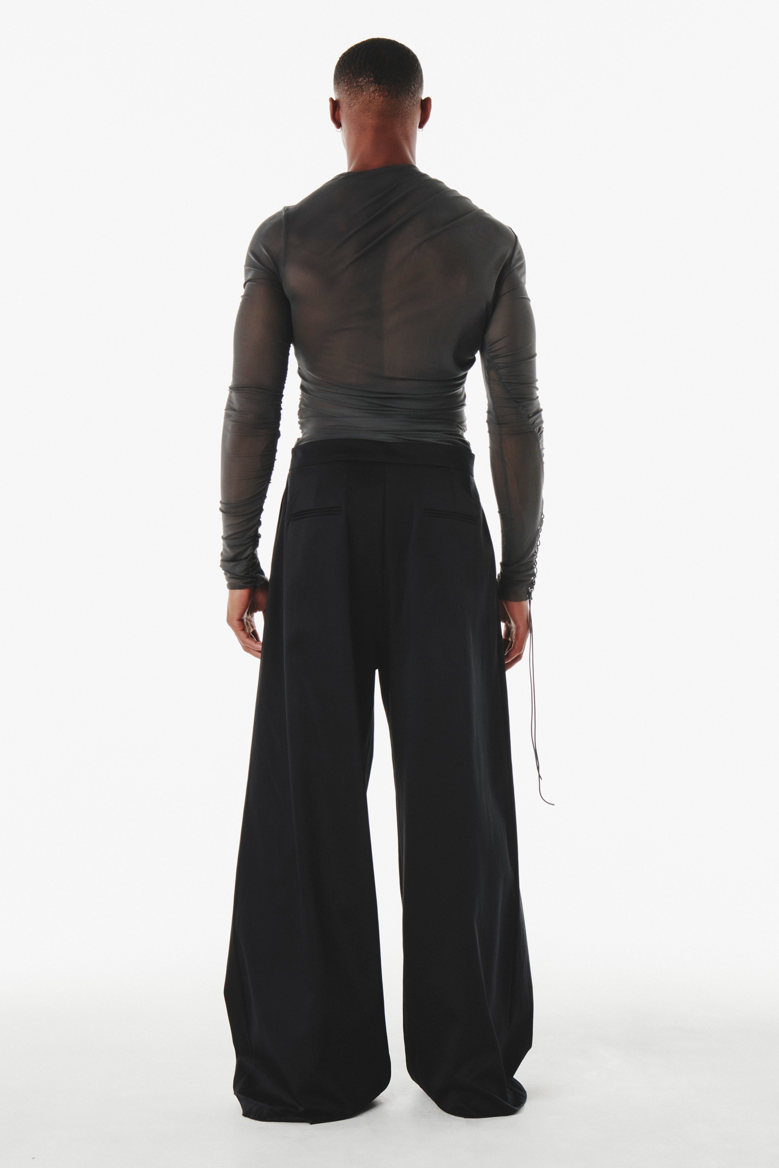 Blaise Top Grey Mesh