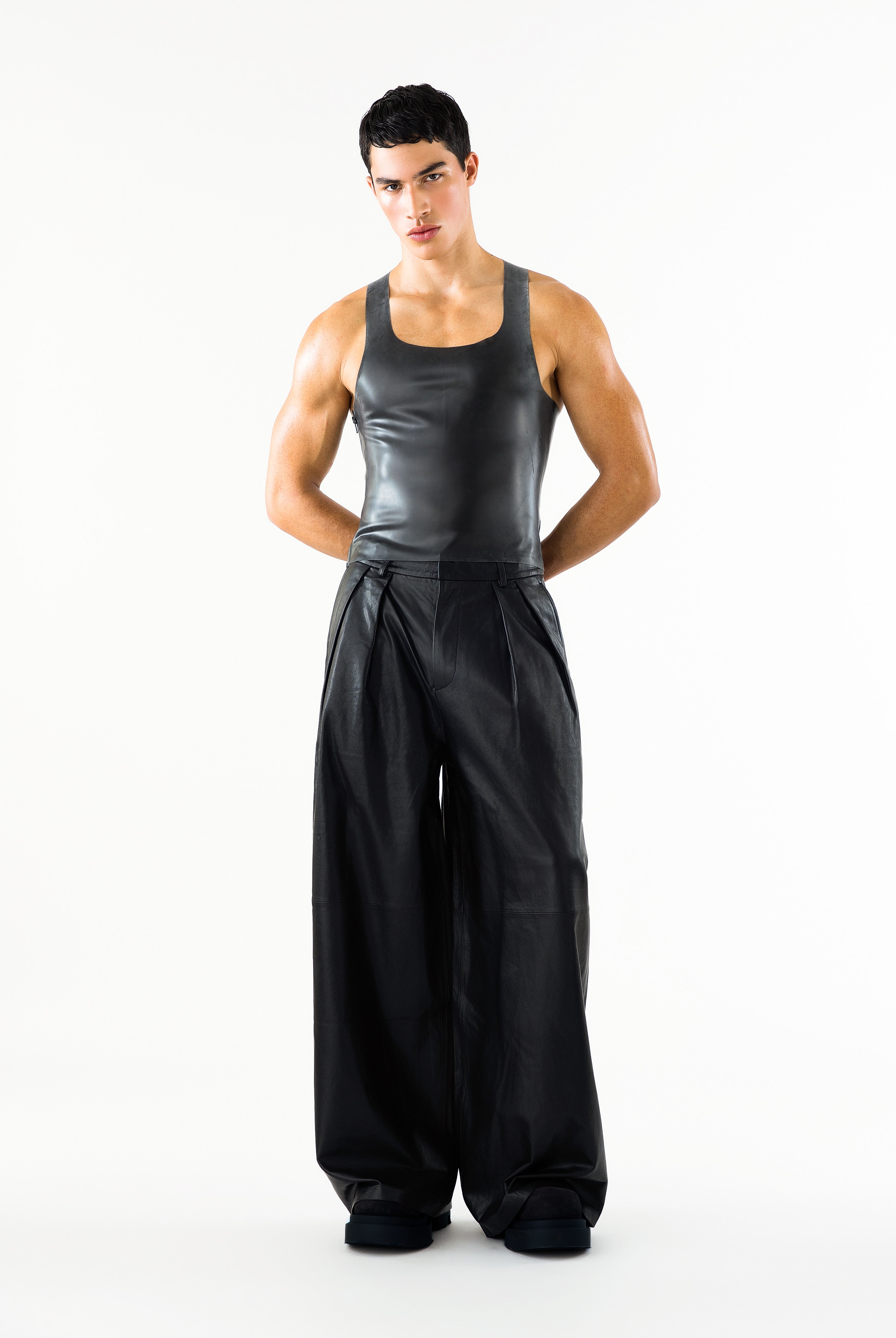 Carlise Latex Tank Black