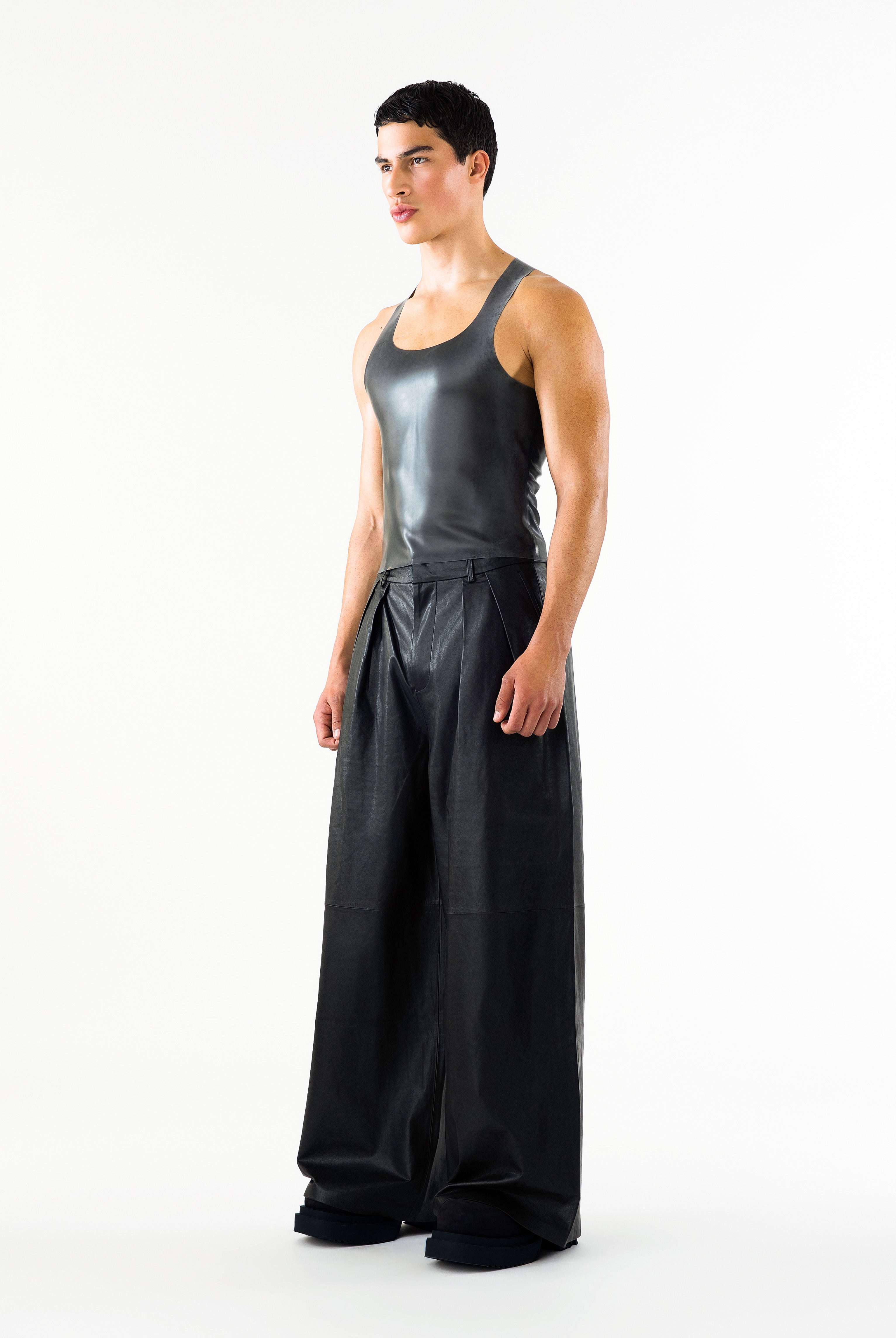 Carlise Latex Tank Black