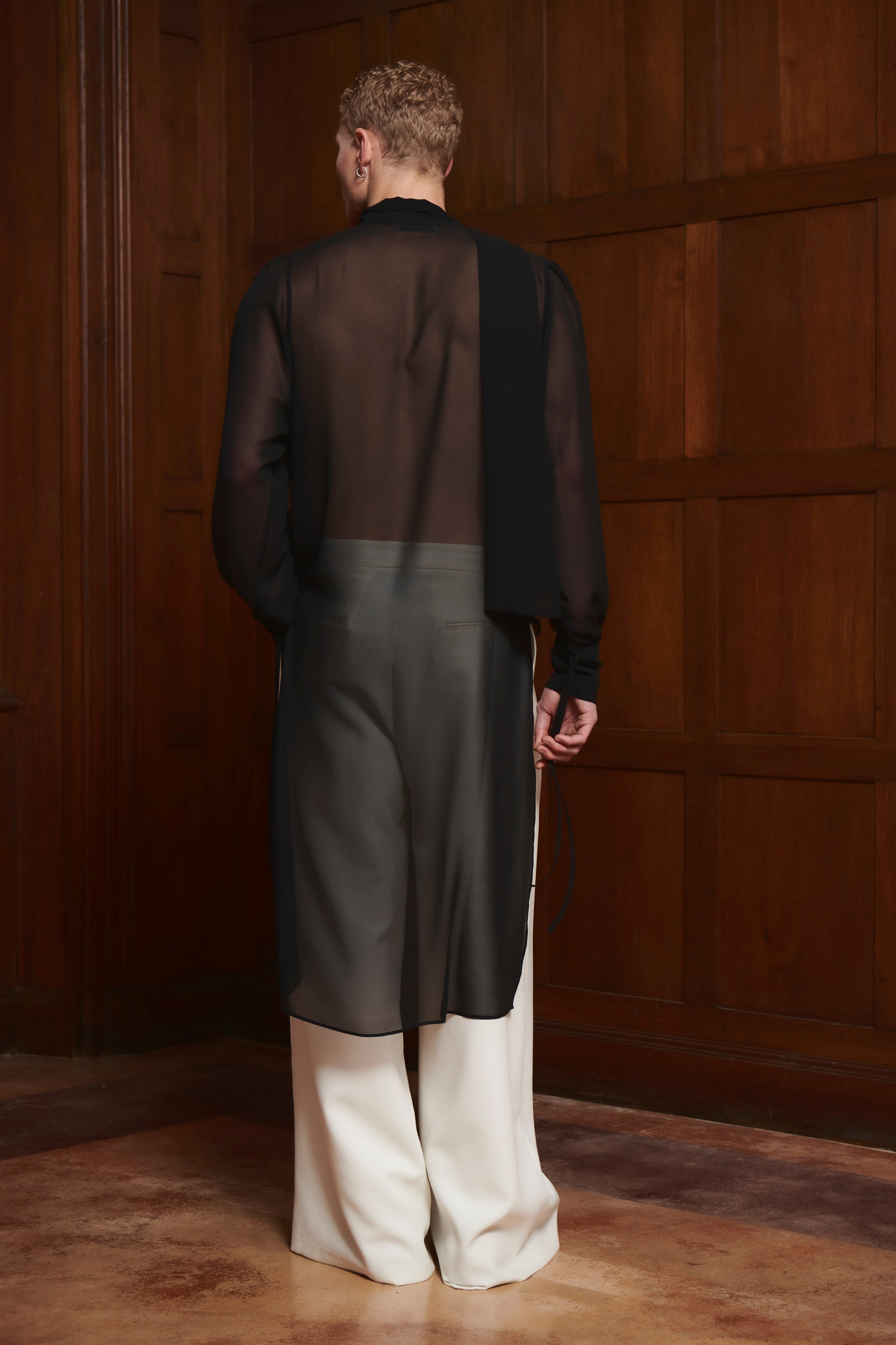 Selene Wrap Shirt Black