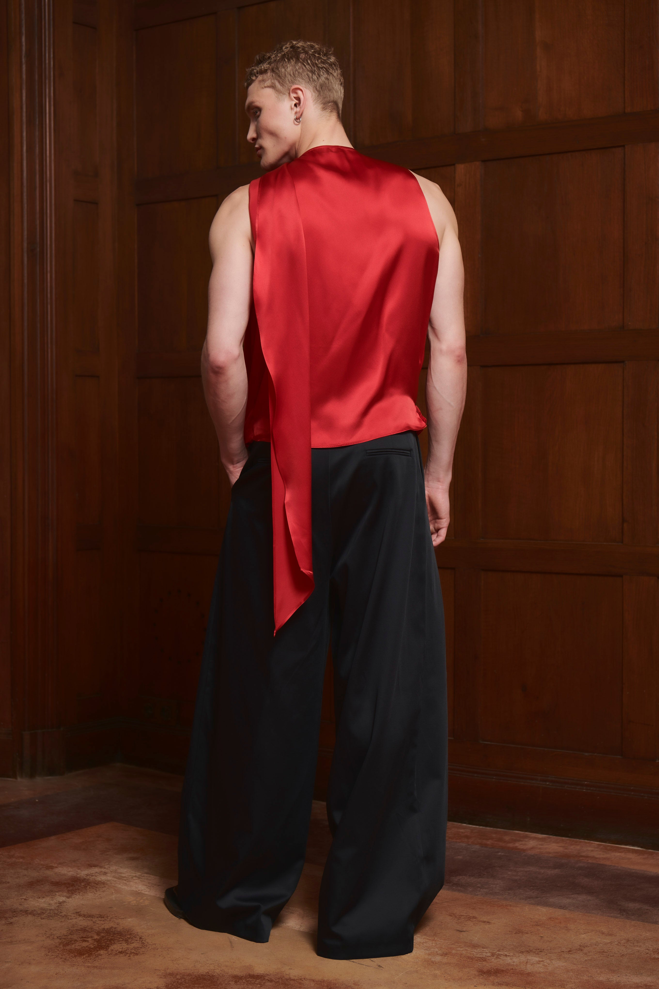 Florentine Top Red SILK