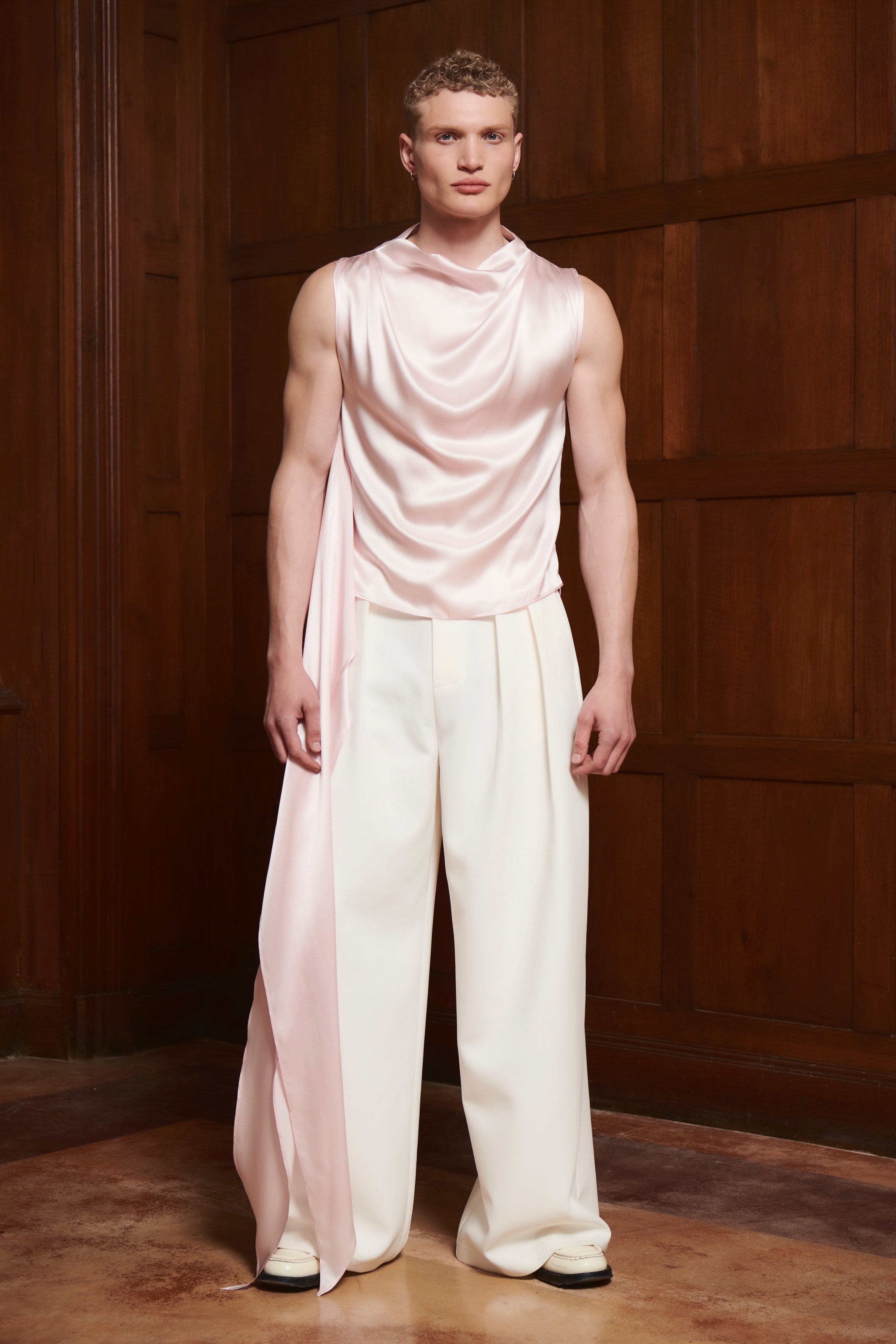 Pierson Top Soft Pink SILK