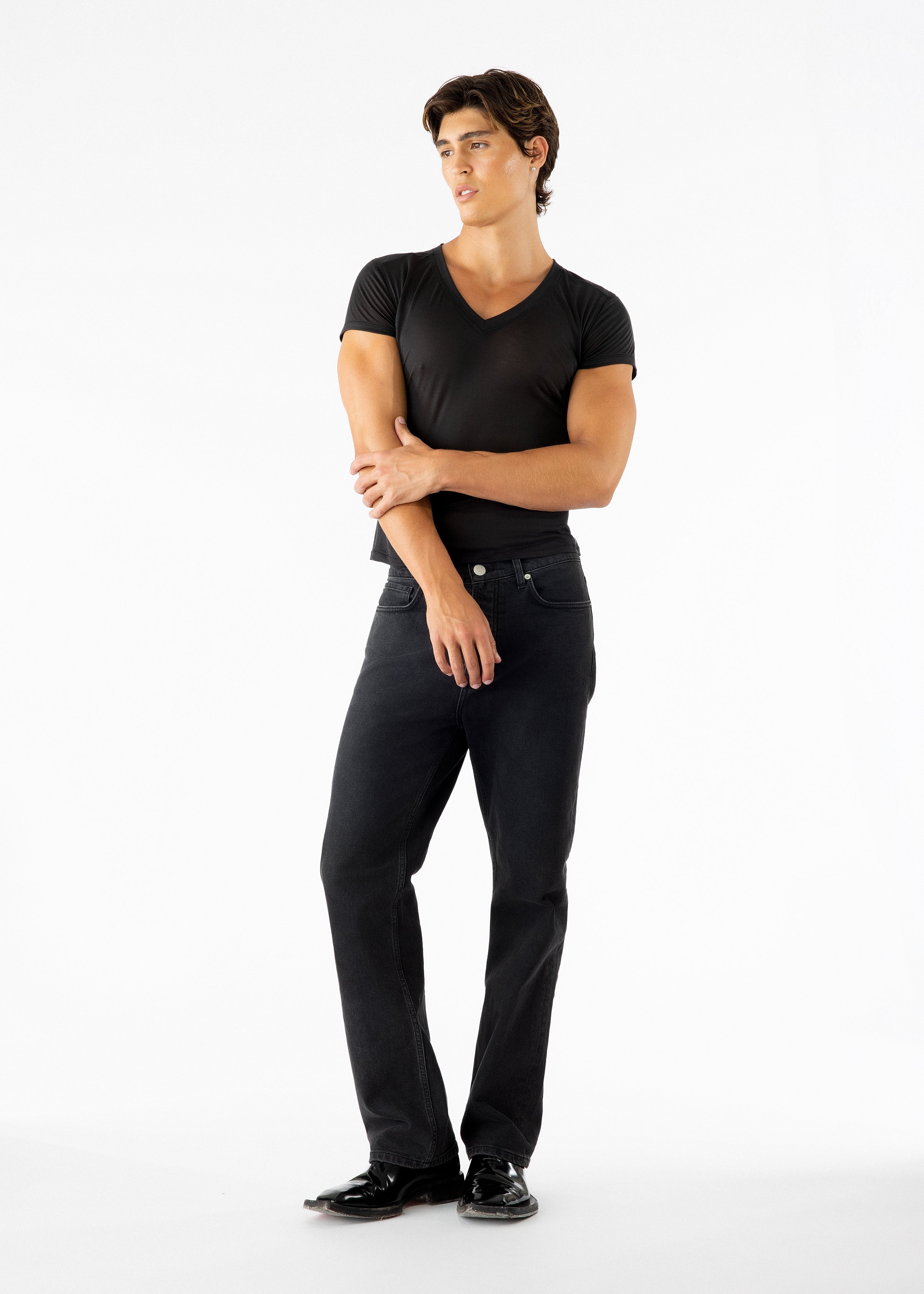 John Denim Pant Washed Black