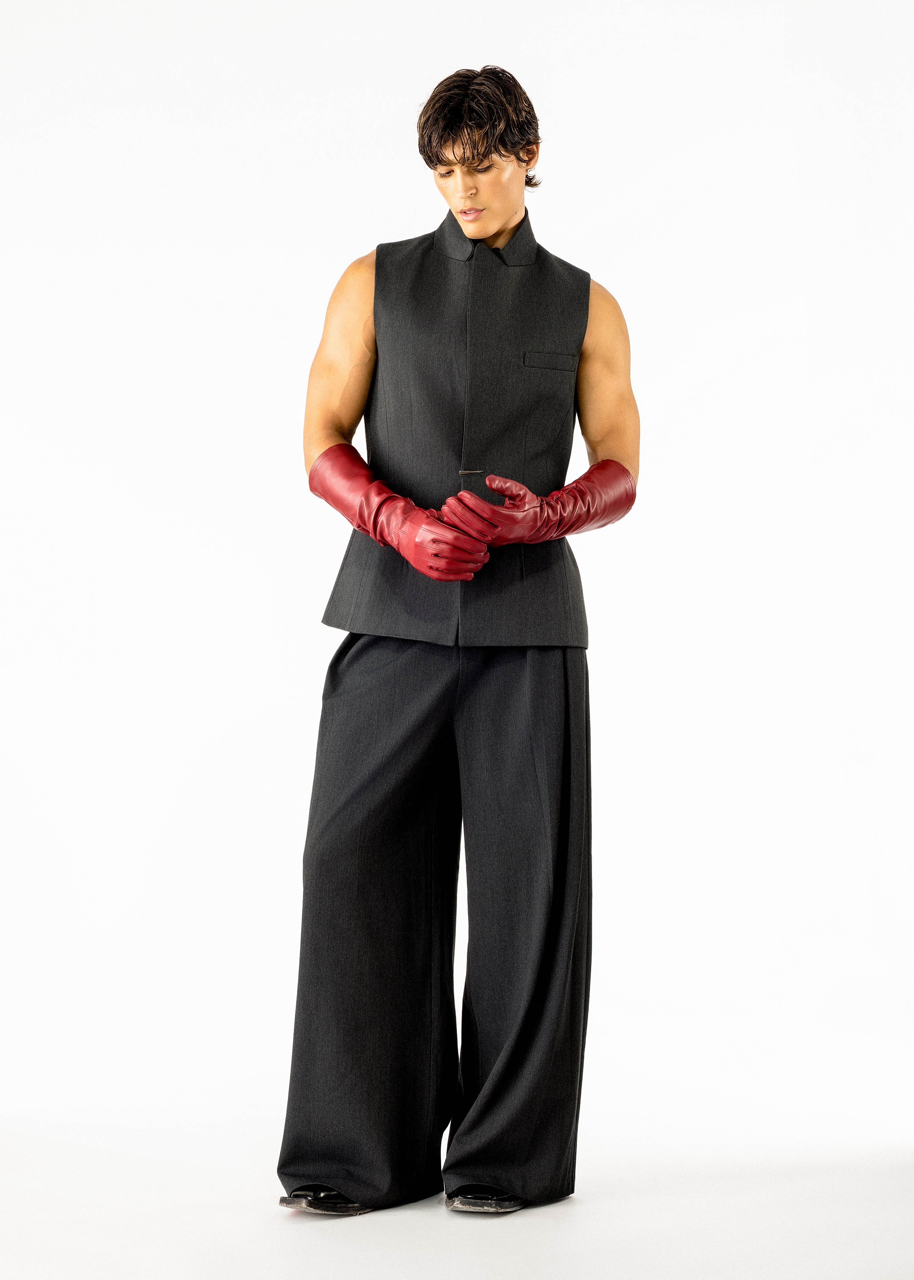 Antonin Gloves Wine Leather