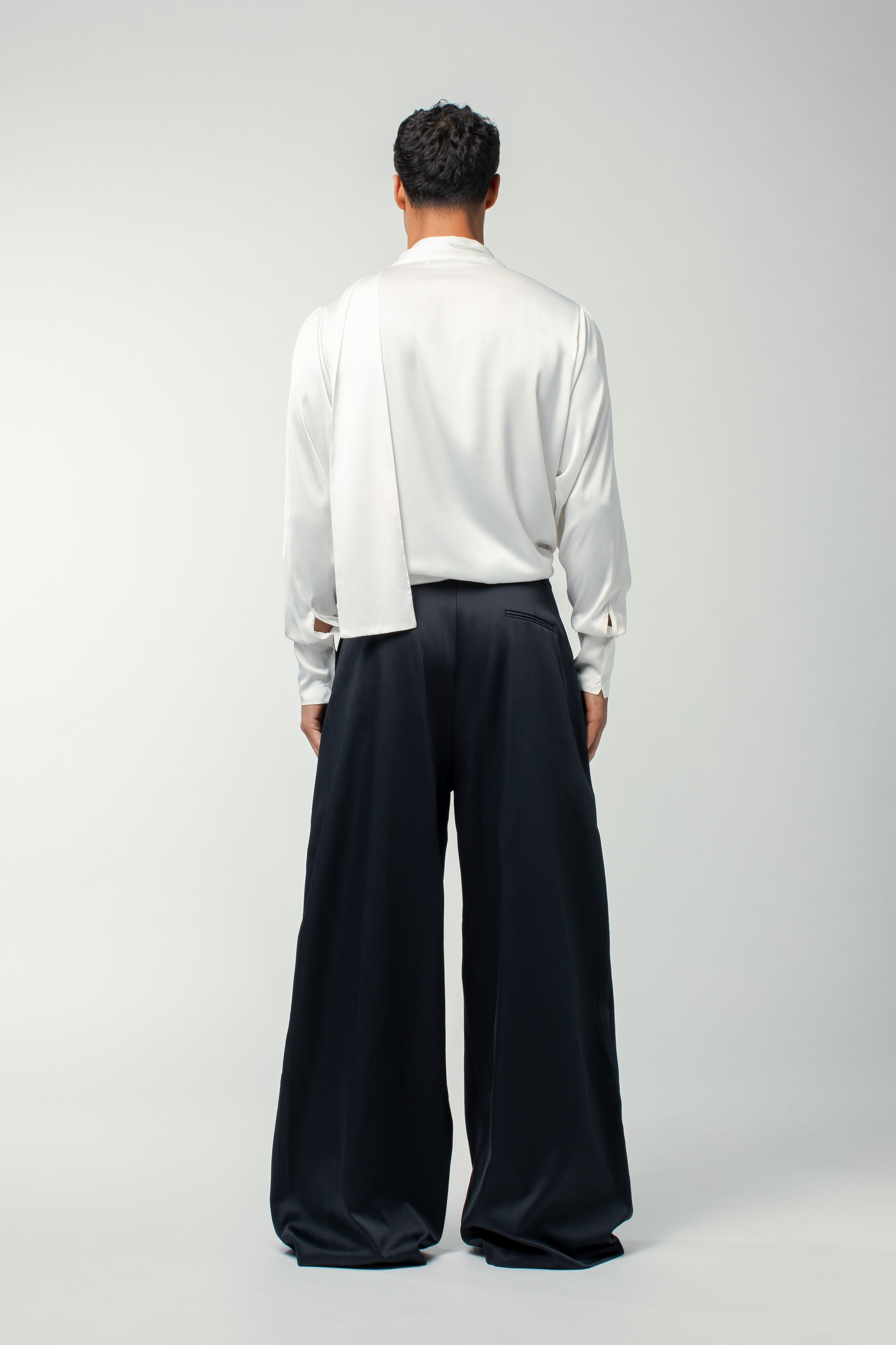 Luca Bow Shirt White