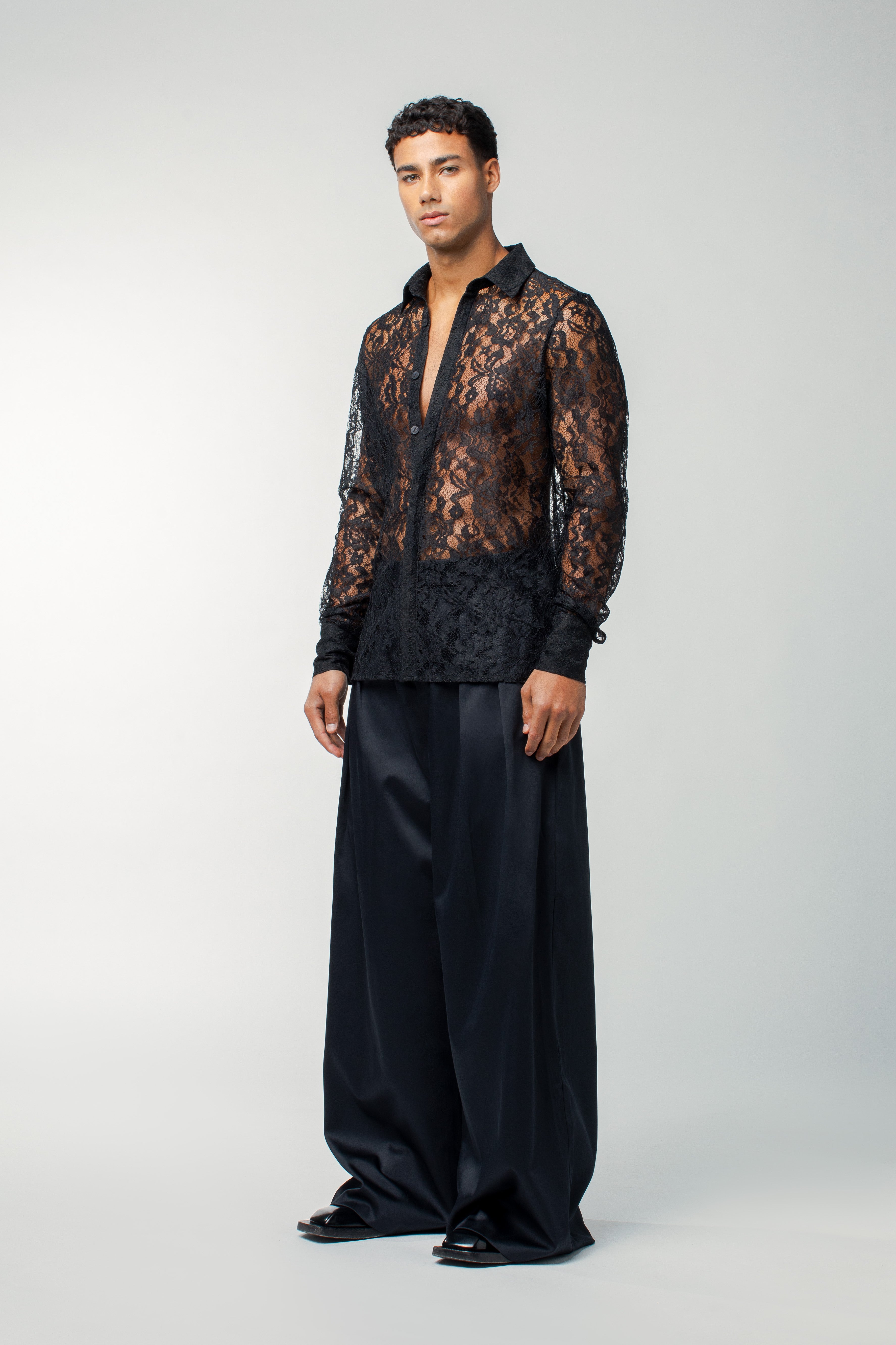 London Shirt Black Lace