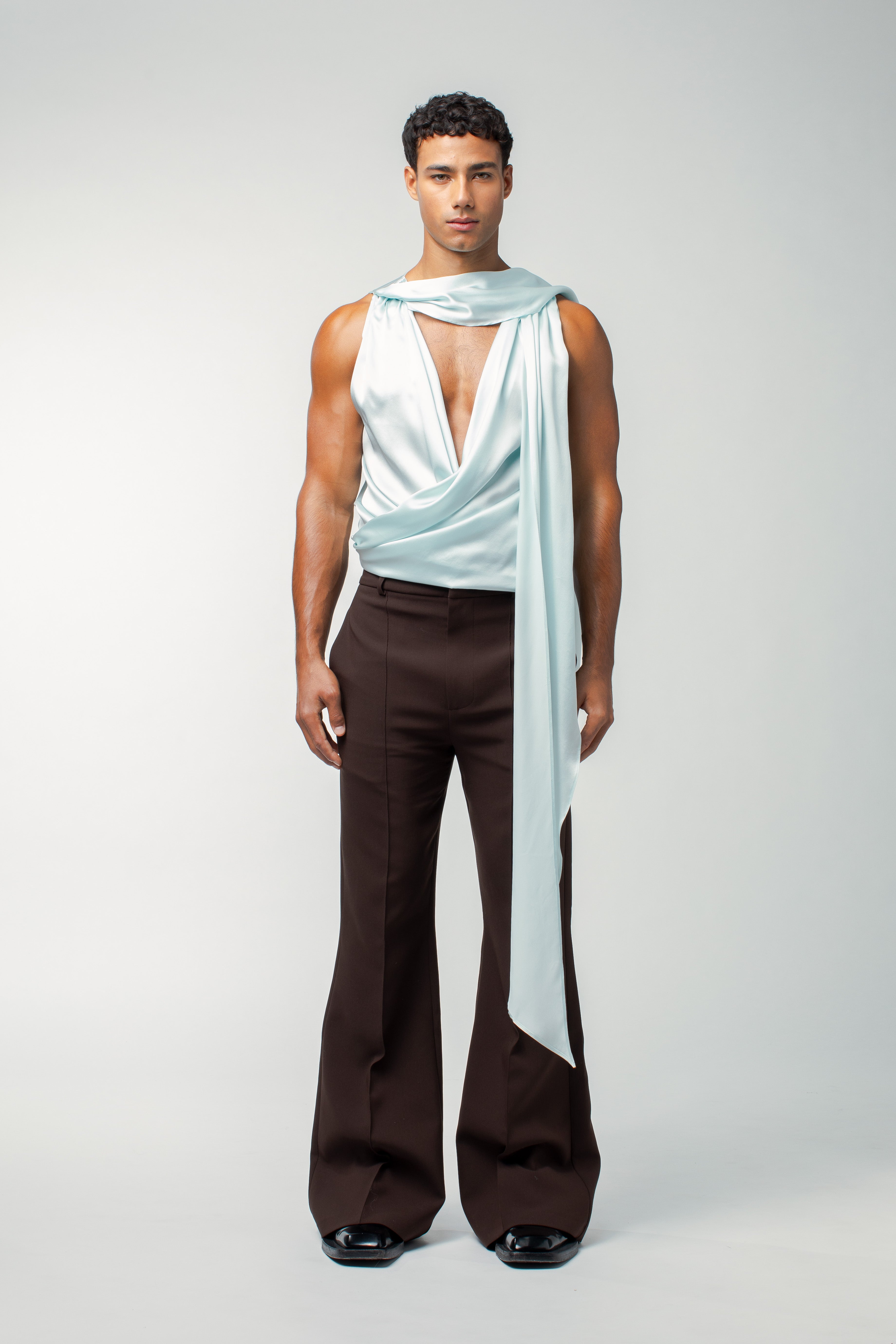 Florentine Top Blue SILK