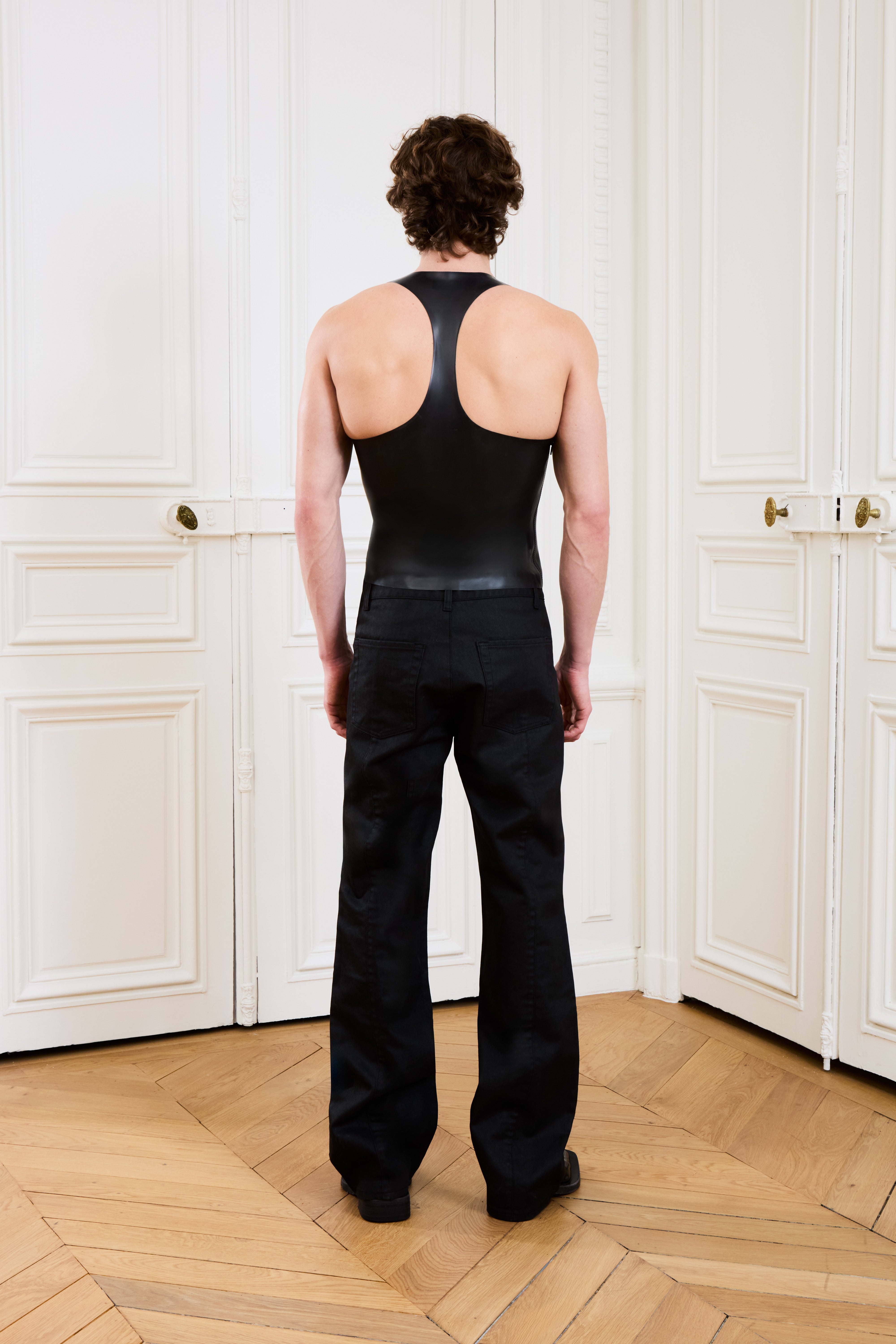 Carlise Latex Tank Black