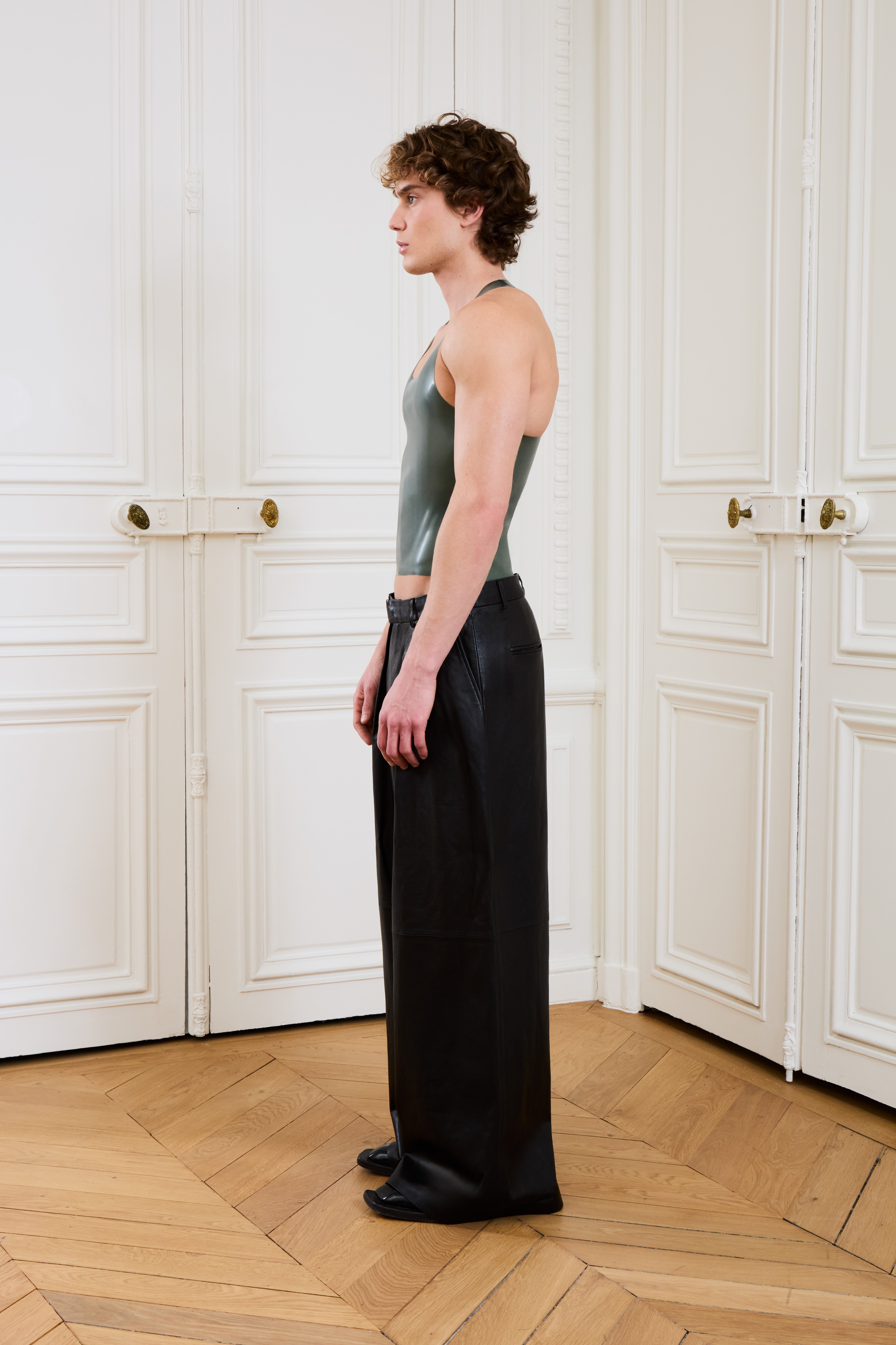 Carlise Latex Tank Olive