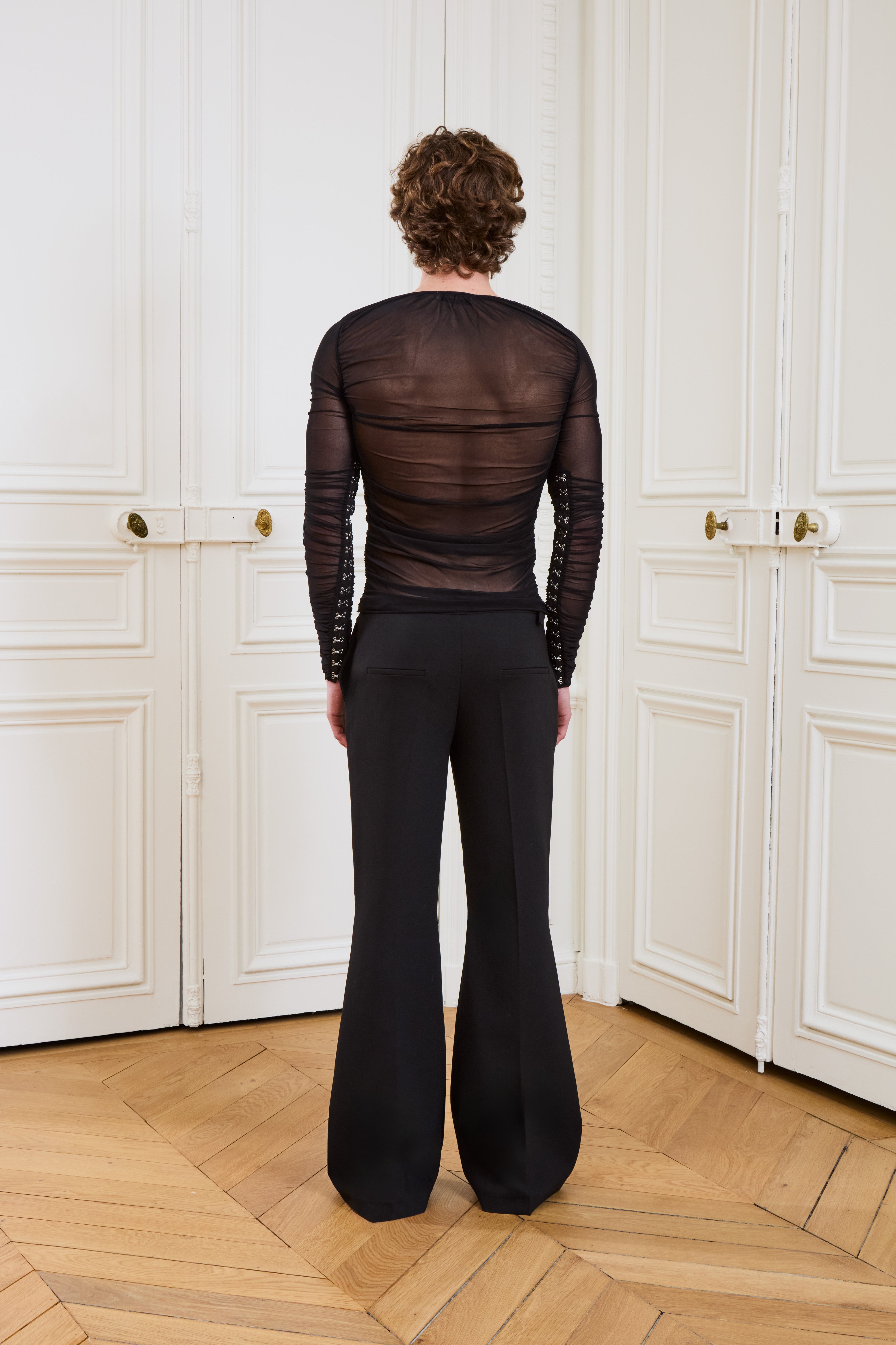 Pacome Mesh Top Black