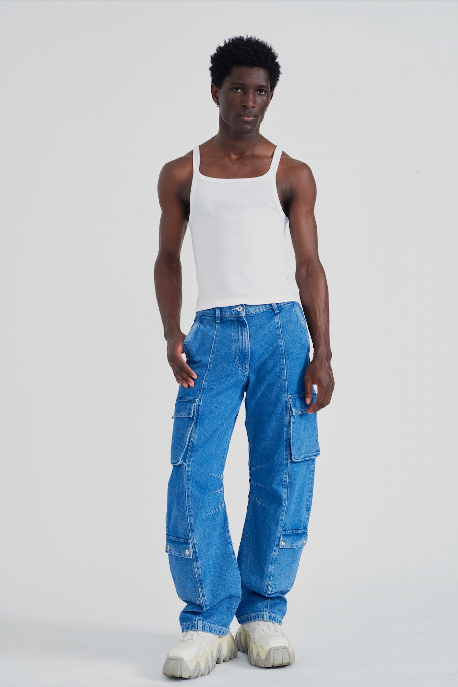 Xavier Tank White