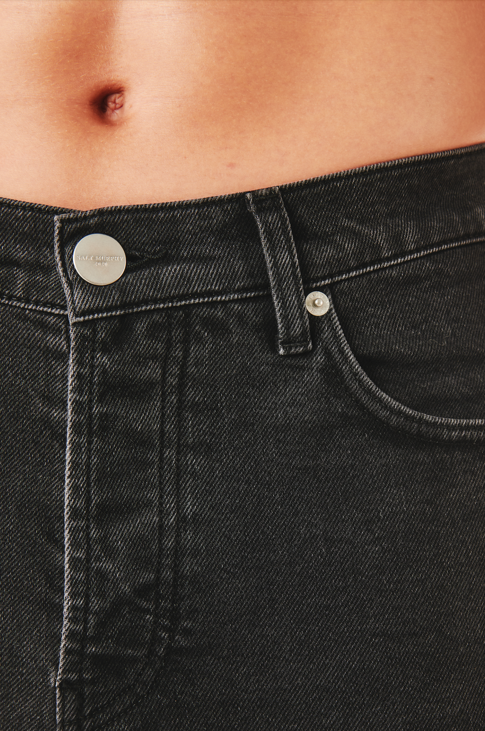 John Denim Pant Washed Black