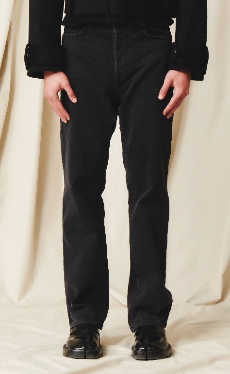 John Denim Pant Washed Black