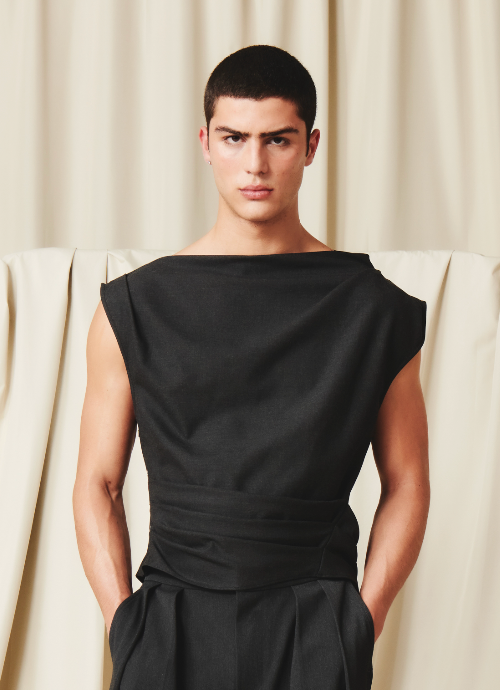 Julian Top Charcoal