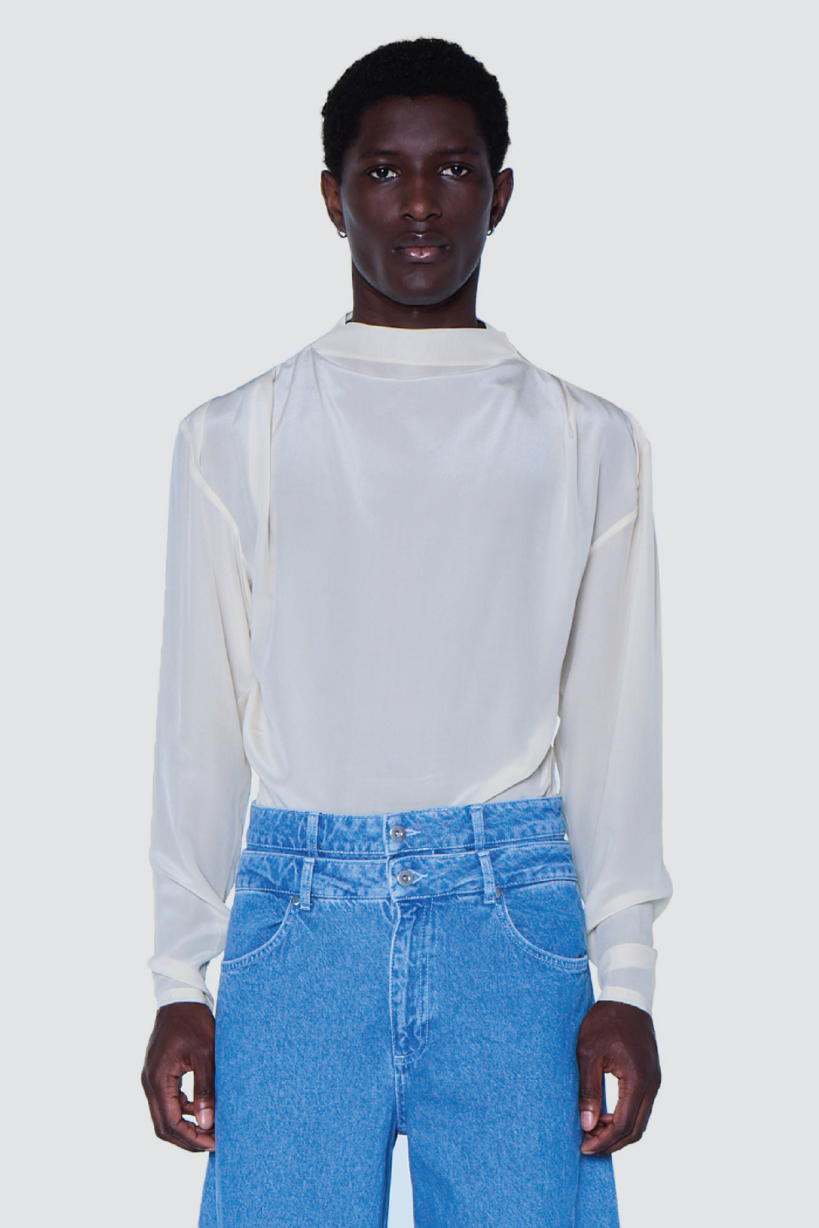 Anwar Silk Shirt Vanilla