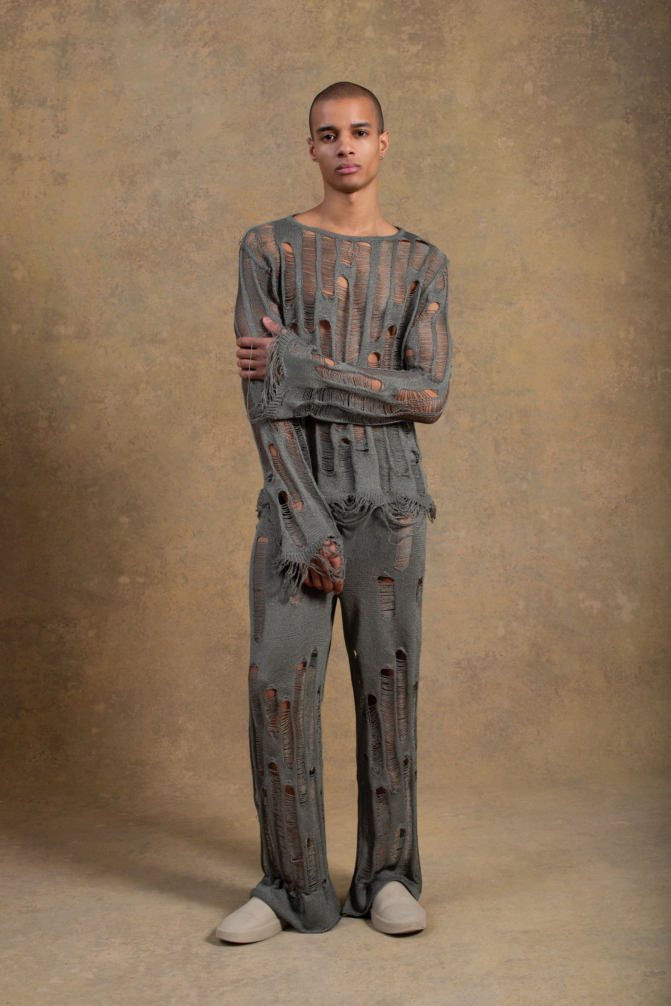 West Knit Pants Khaki