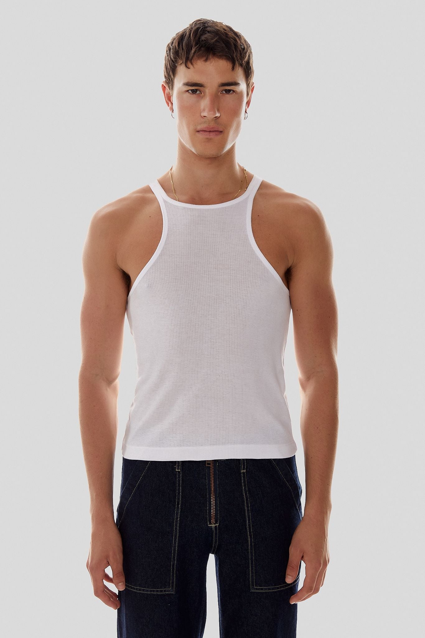 Dax Tank White