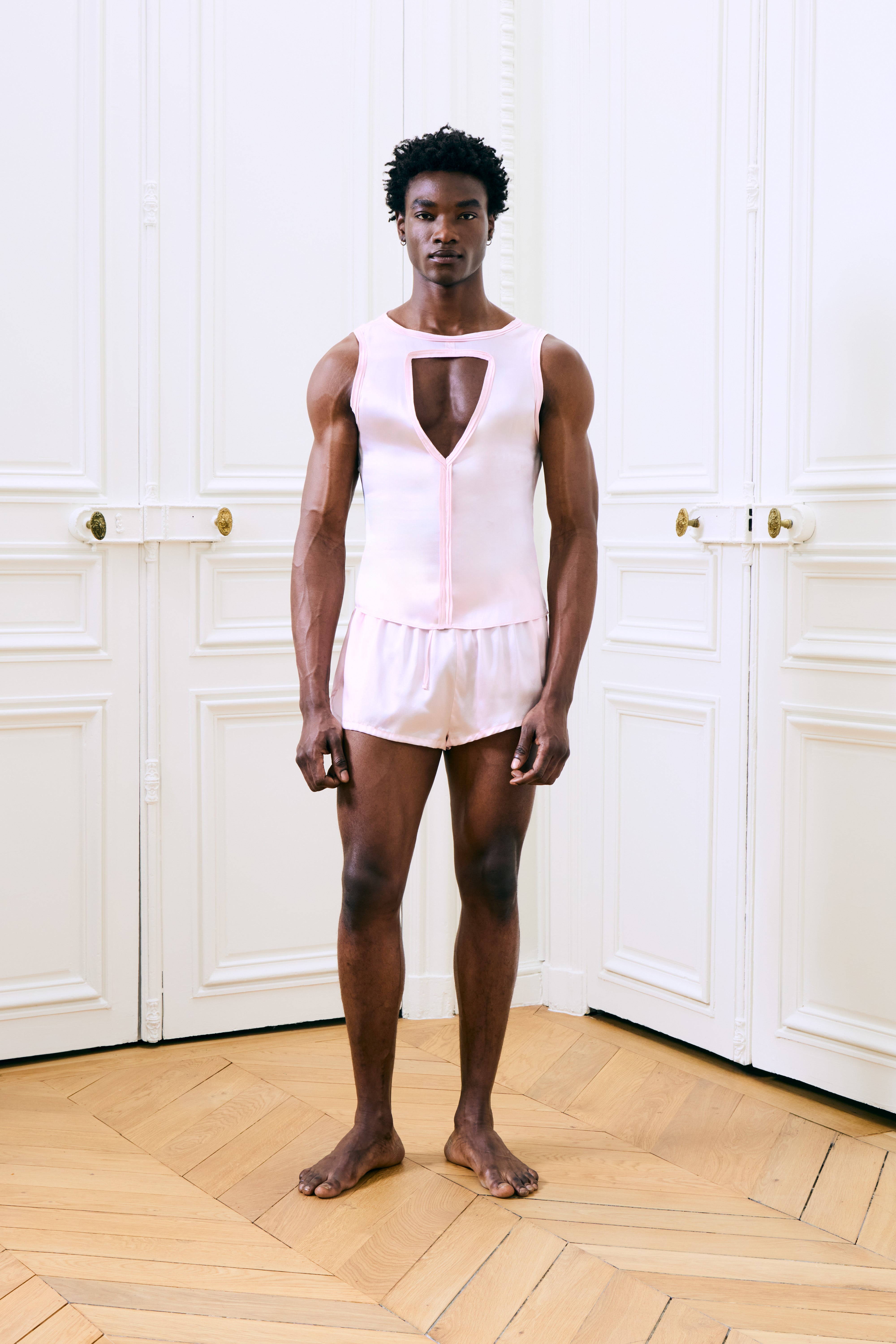 Andrea Top Soft Pink (Silk)