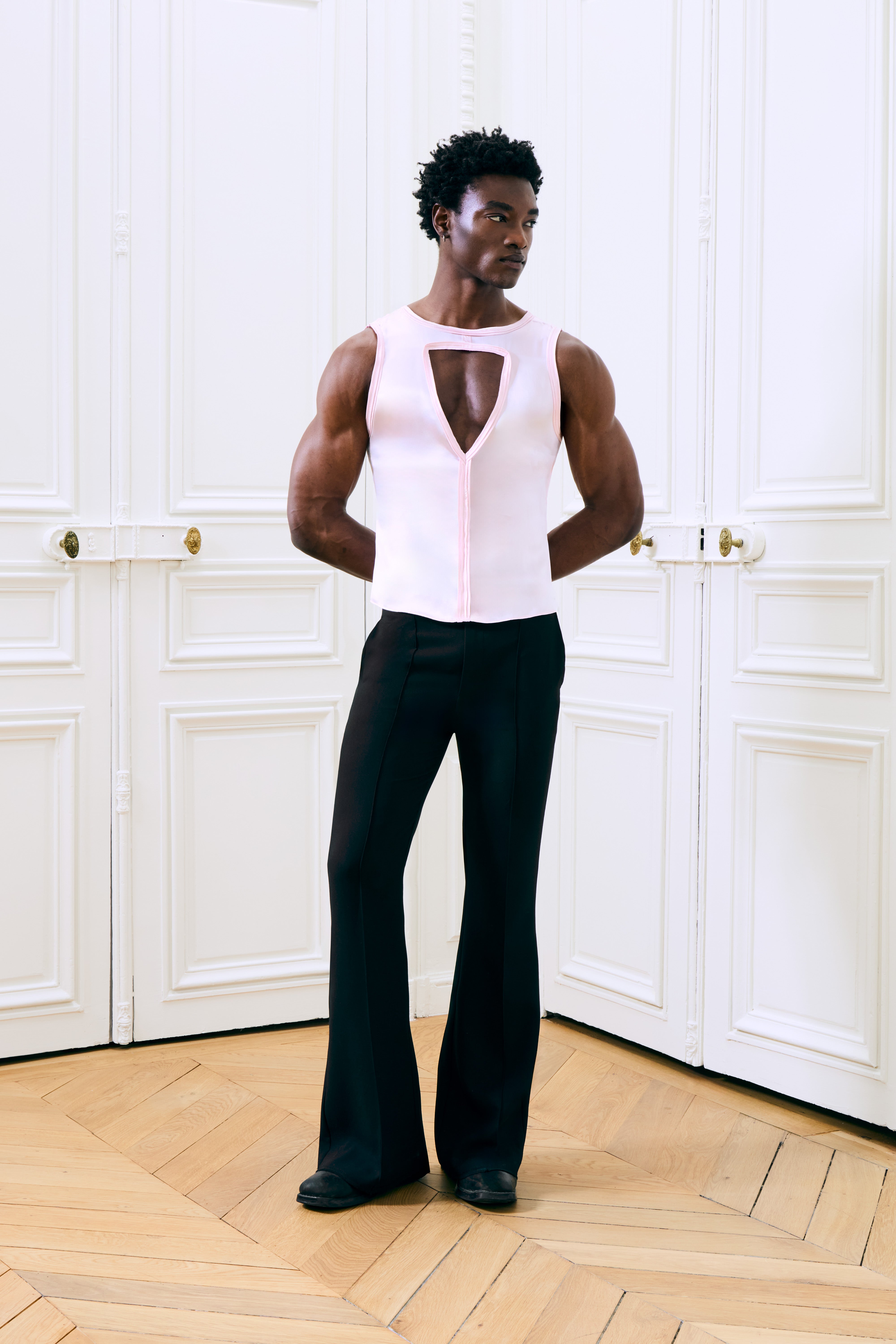 Andrea Top Soft Pink (Silk)