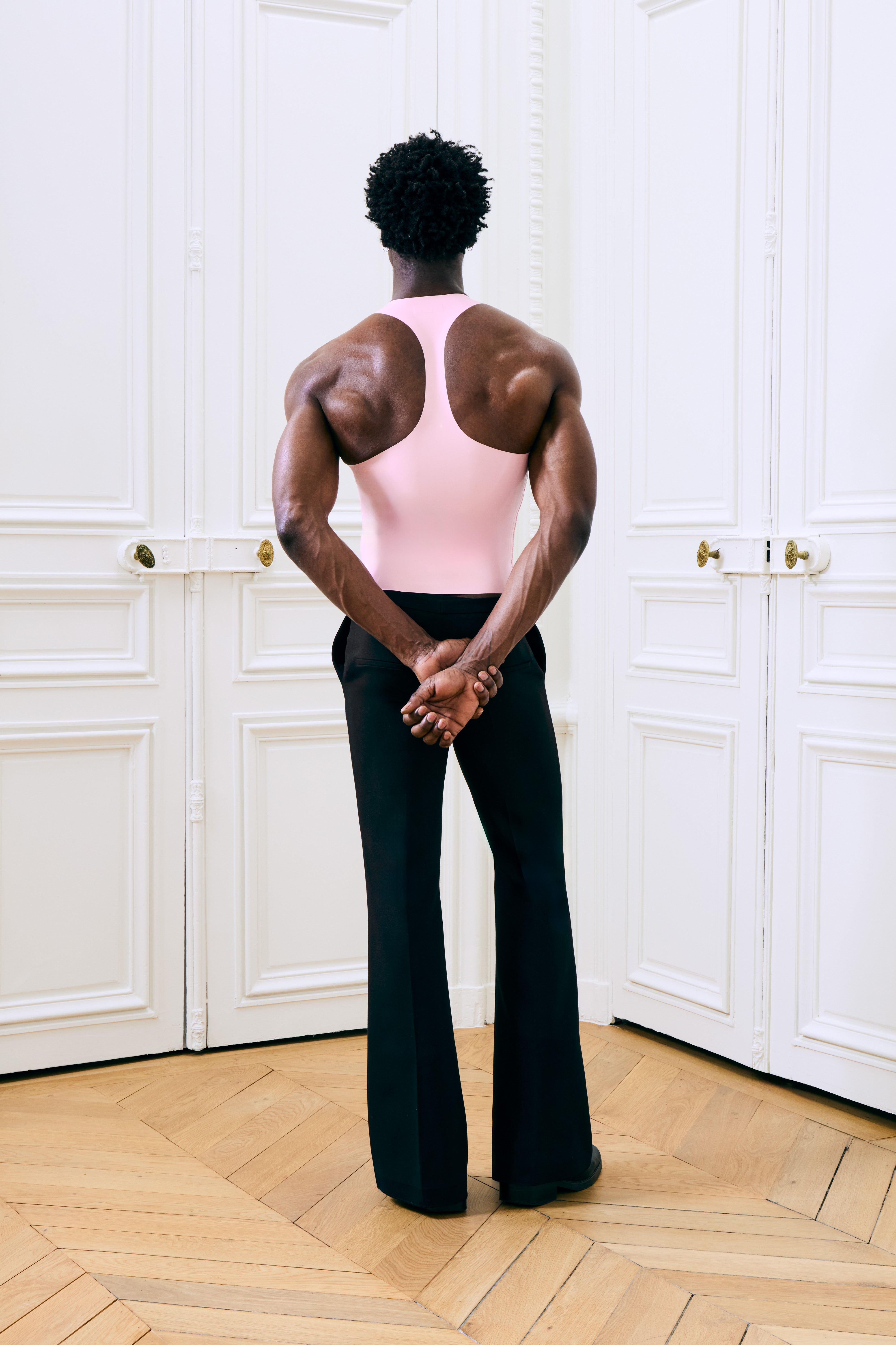 Carlise Latex Tank Baby Pink