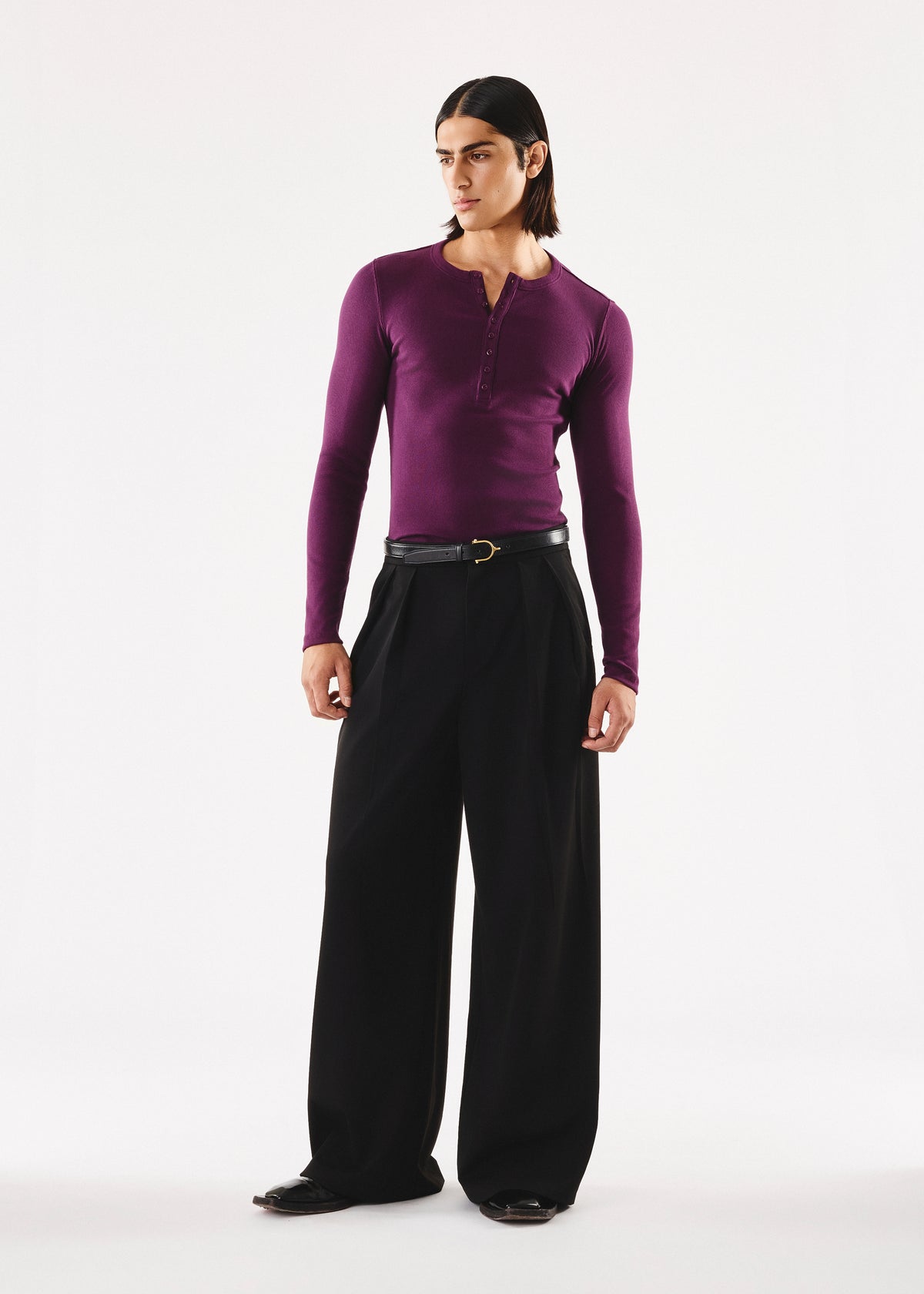 Oben Long Sleeve Plum