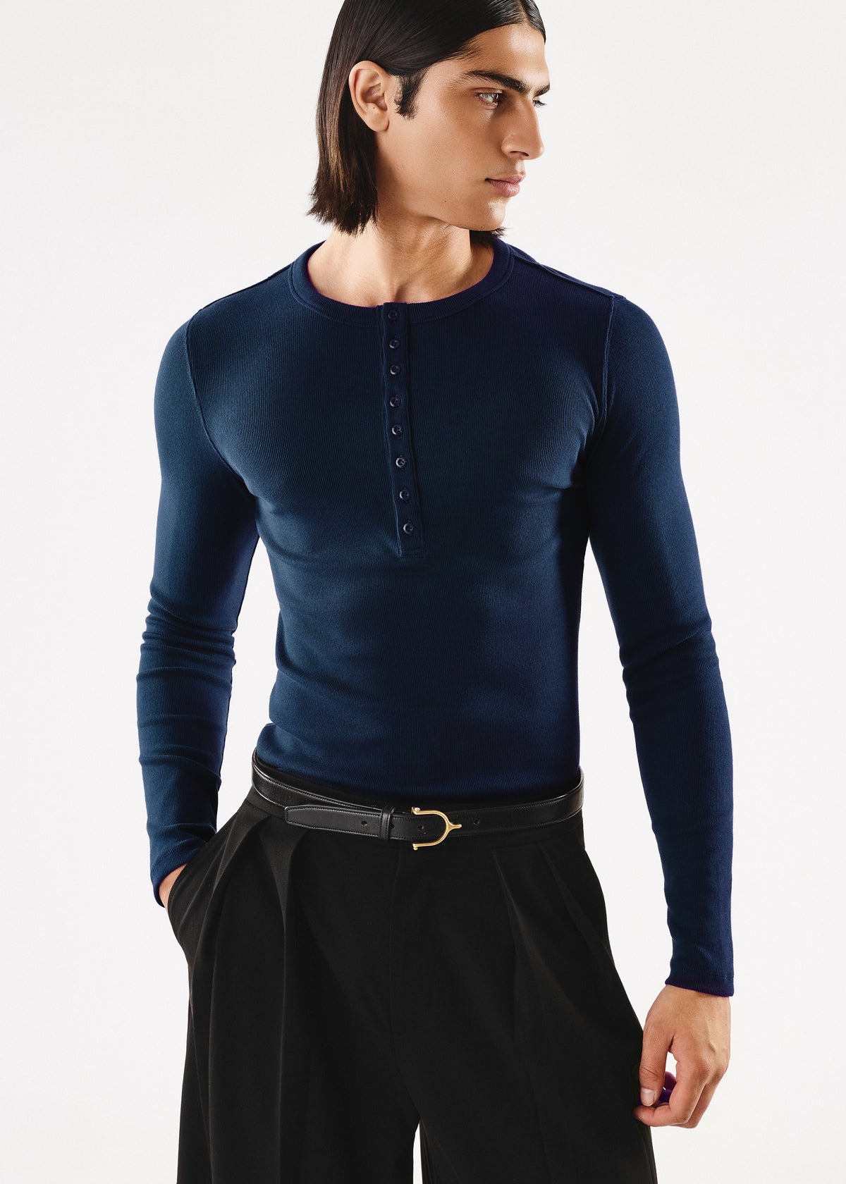 Oben Long Sleeve Navy