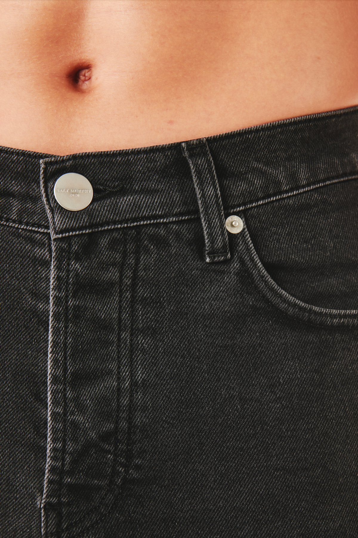 John Denim Pant Washed Black