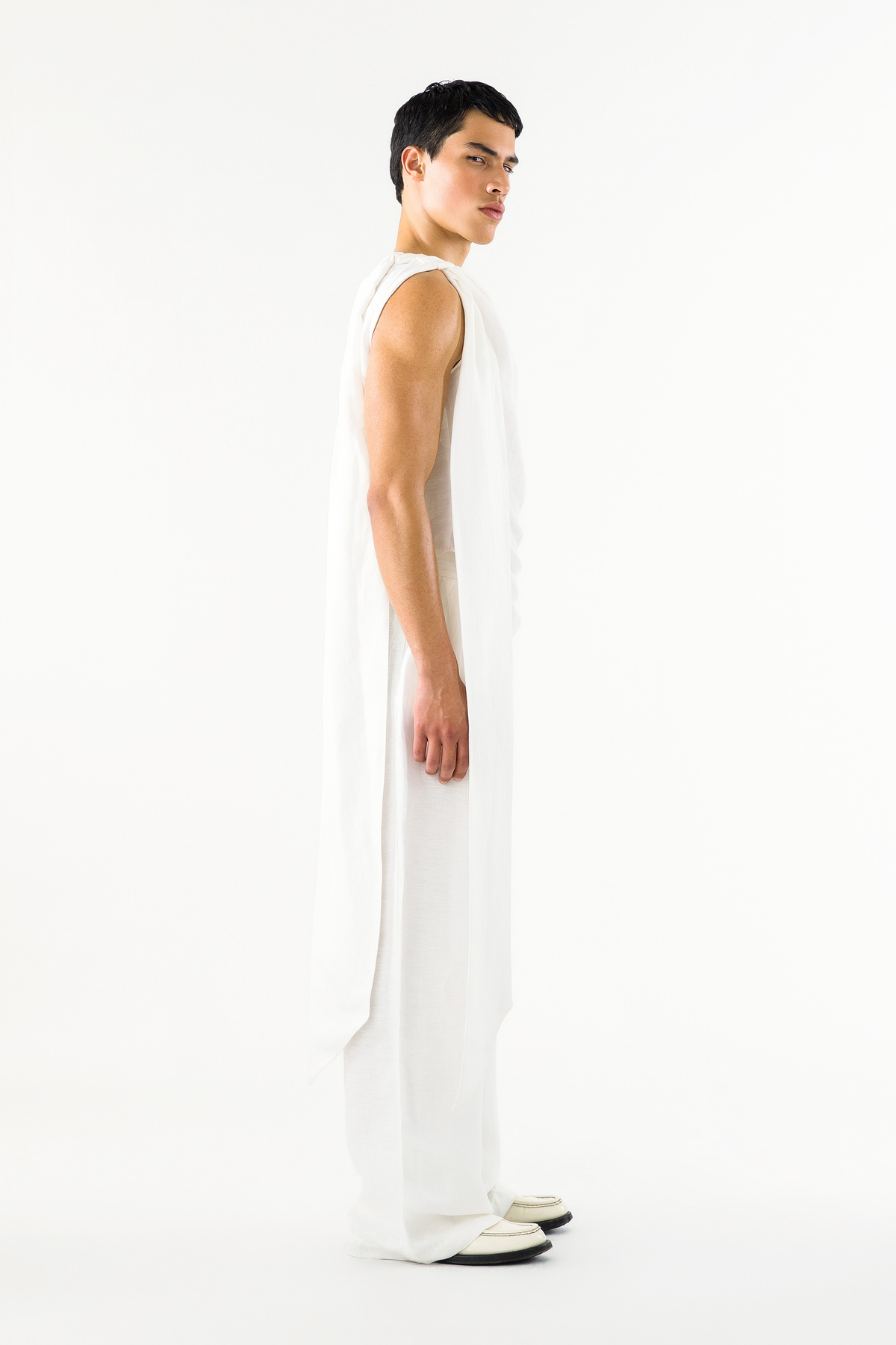 Benjamin Pants Ivory Linen