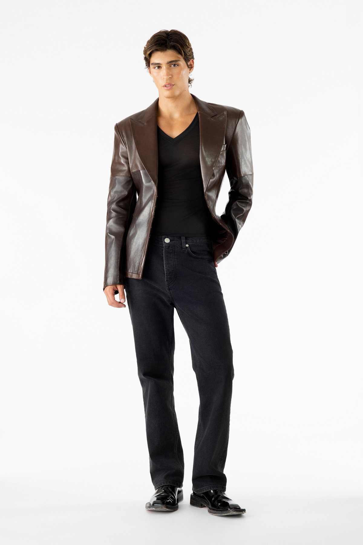 John Denim Pant Washed Black