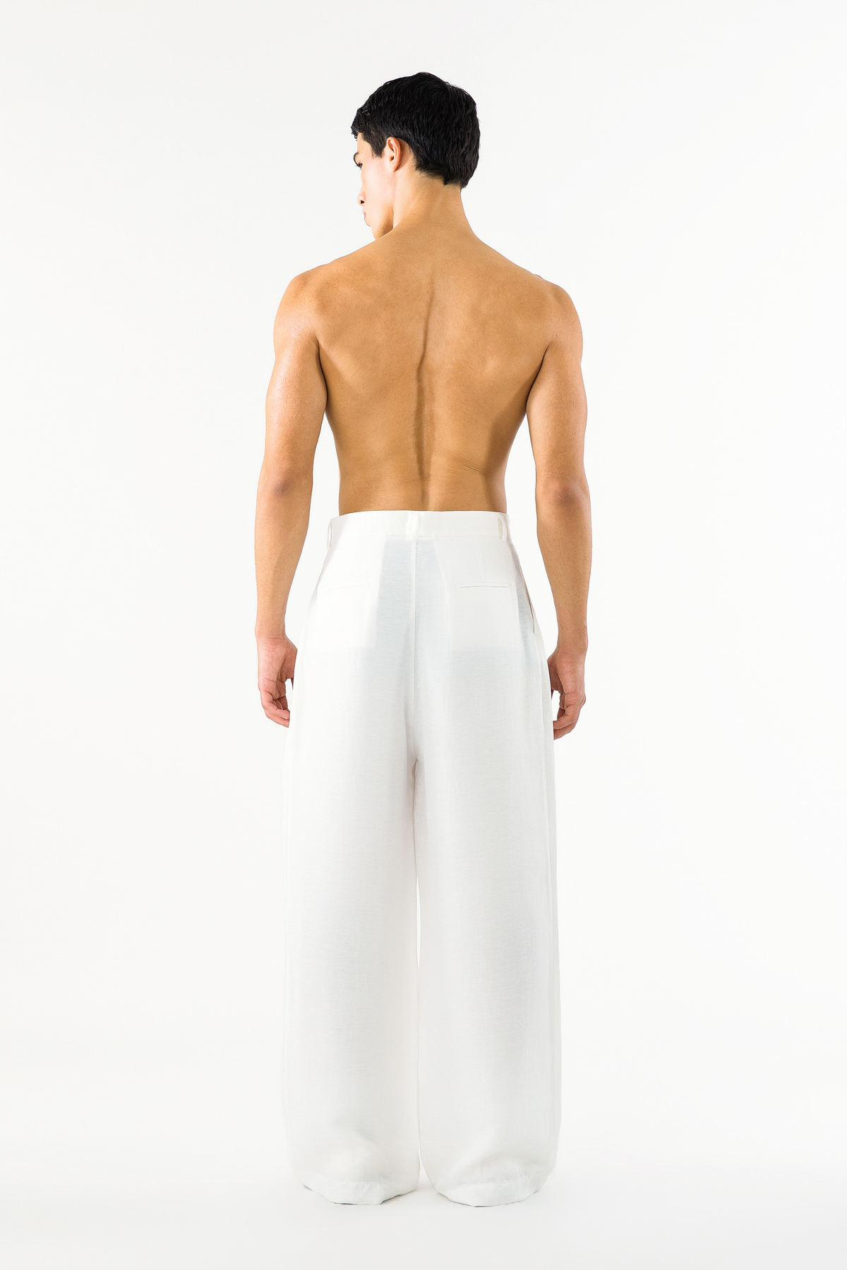 Benjamin Pants Ivory Linen