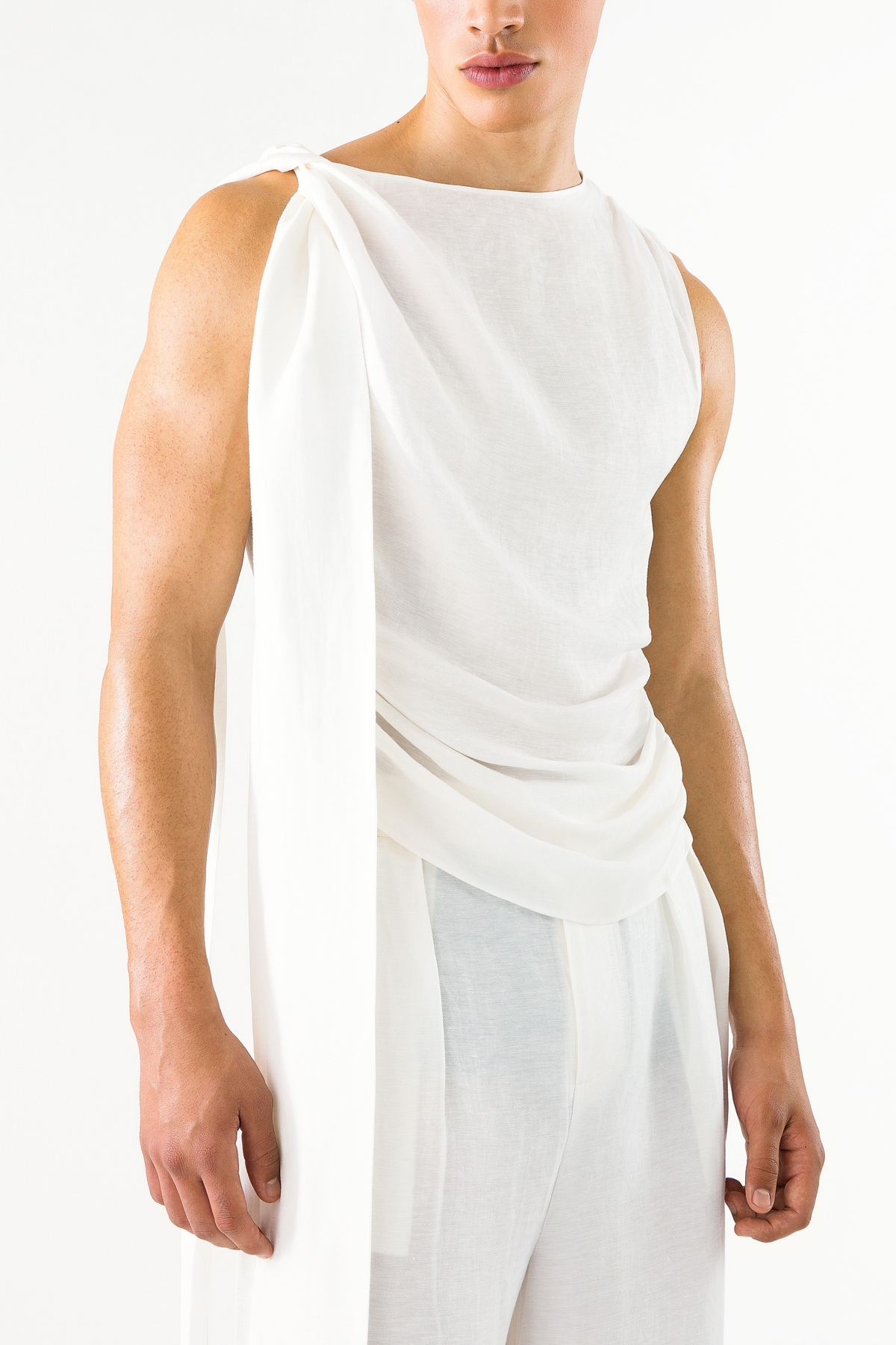 Ash Top Ivory Linen