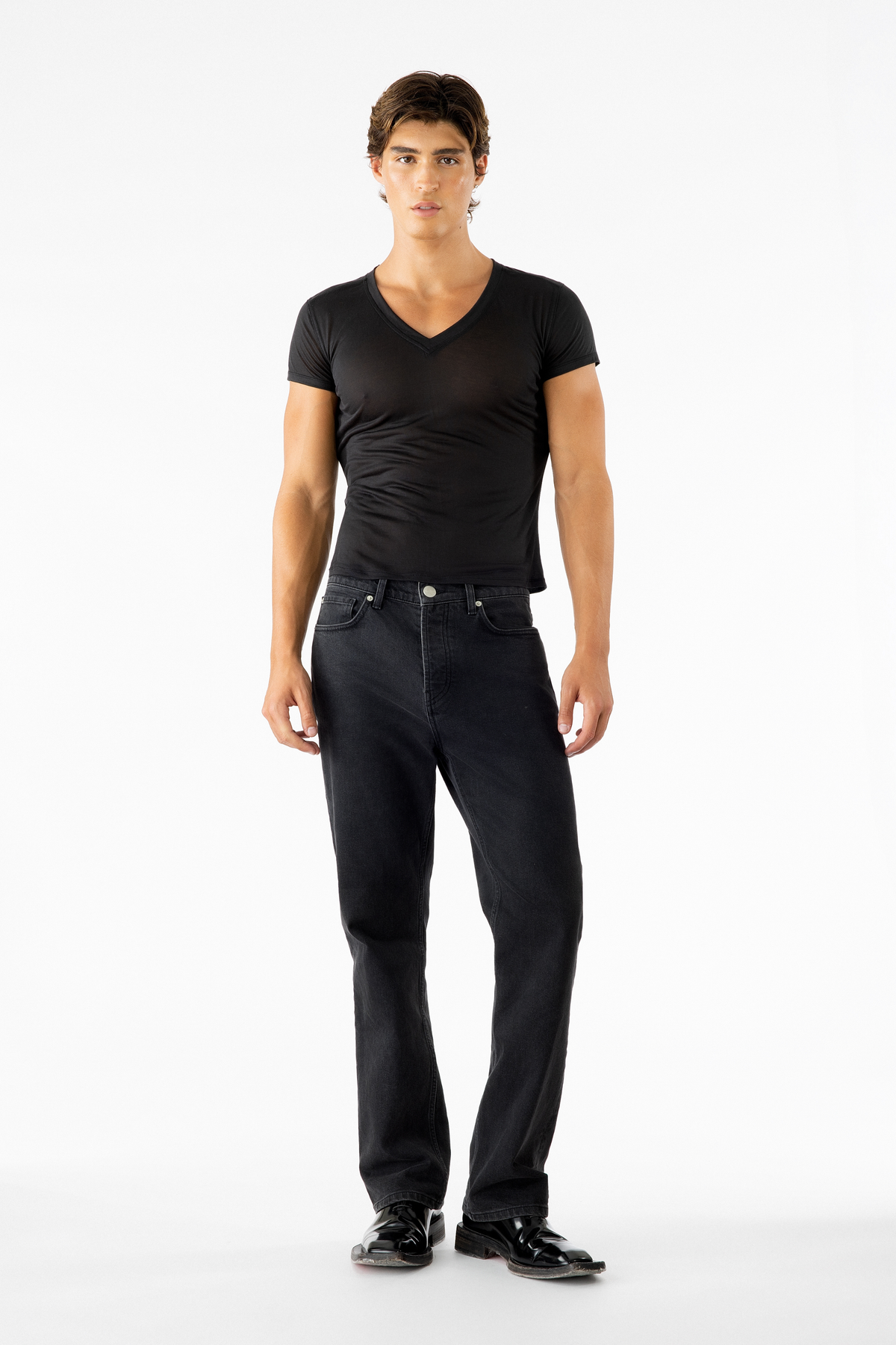 John Denim Pant Washed Black