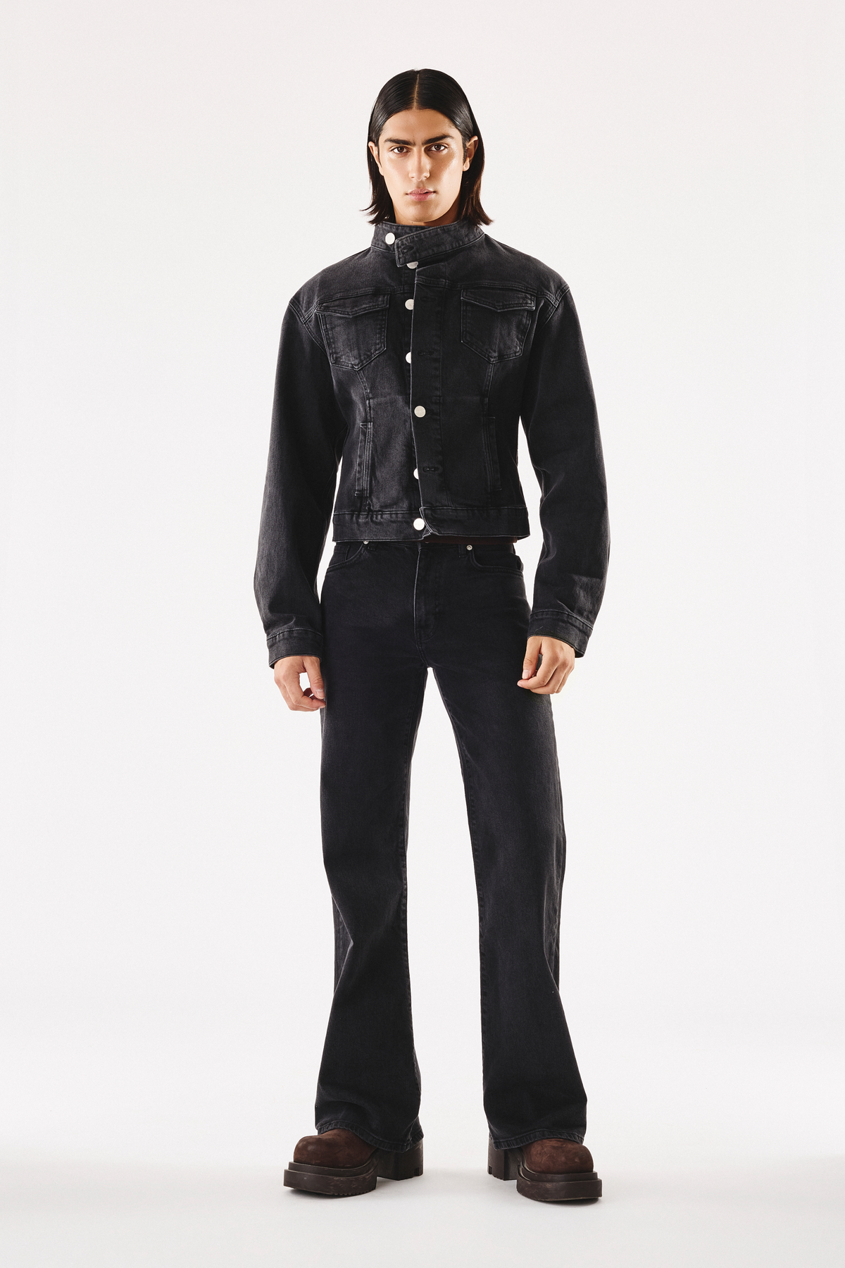 James Denim Pant Washed Black