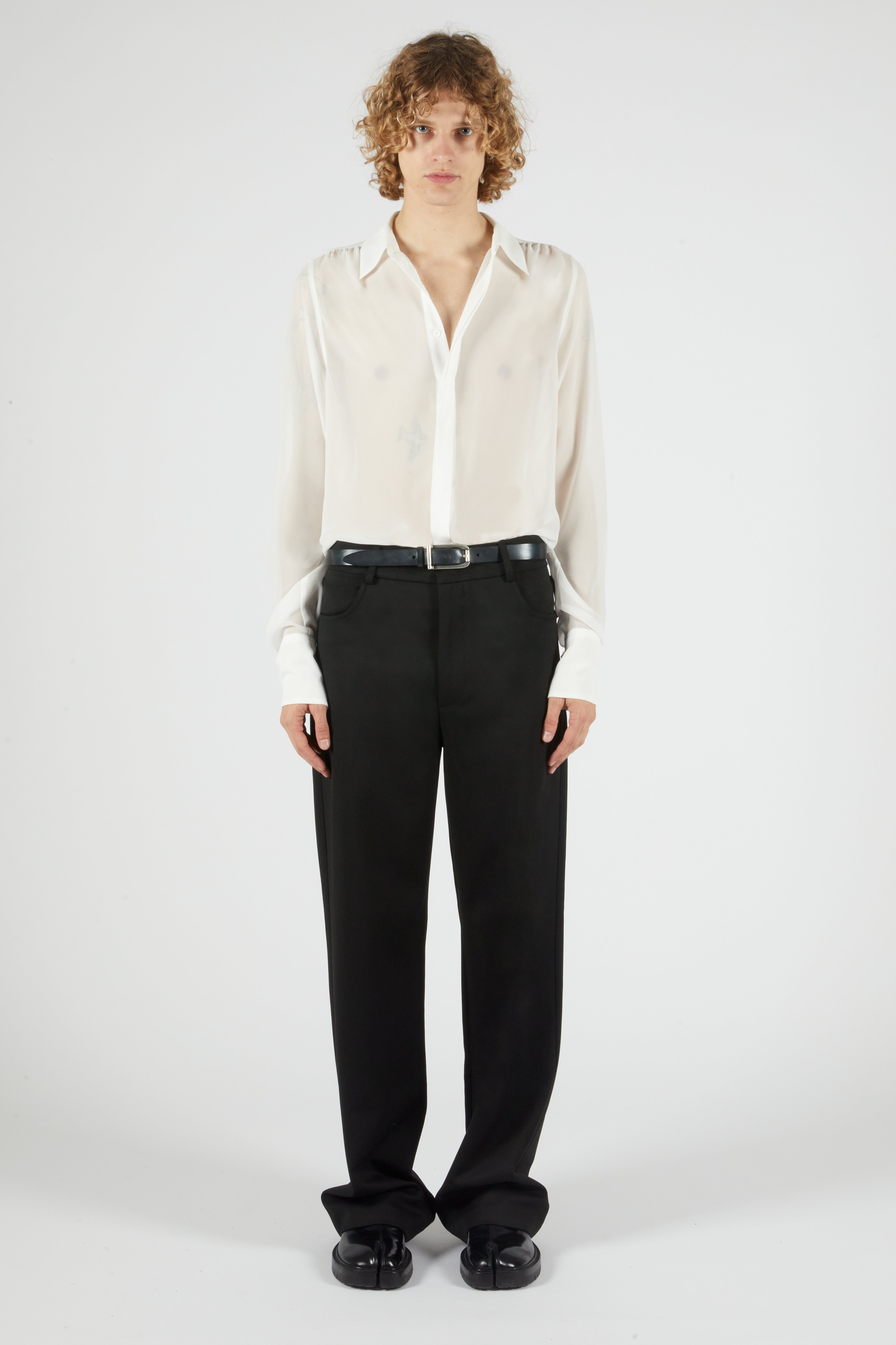 London Sheer Shirt White